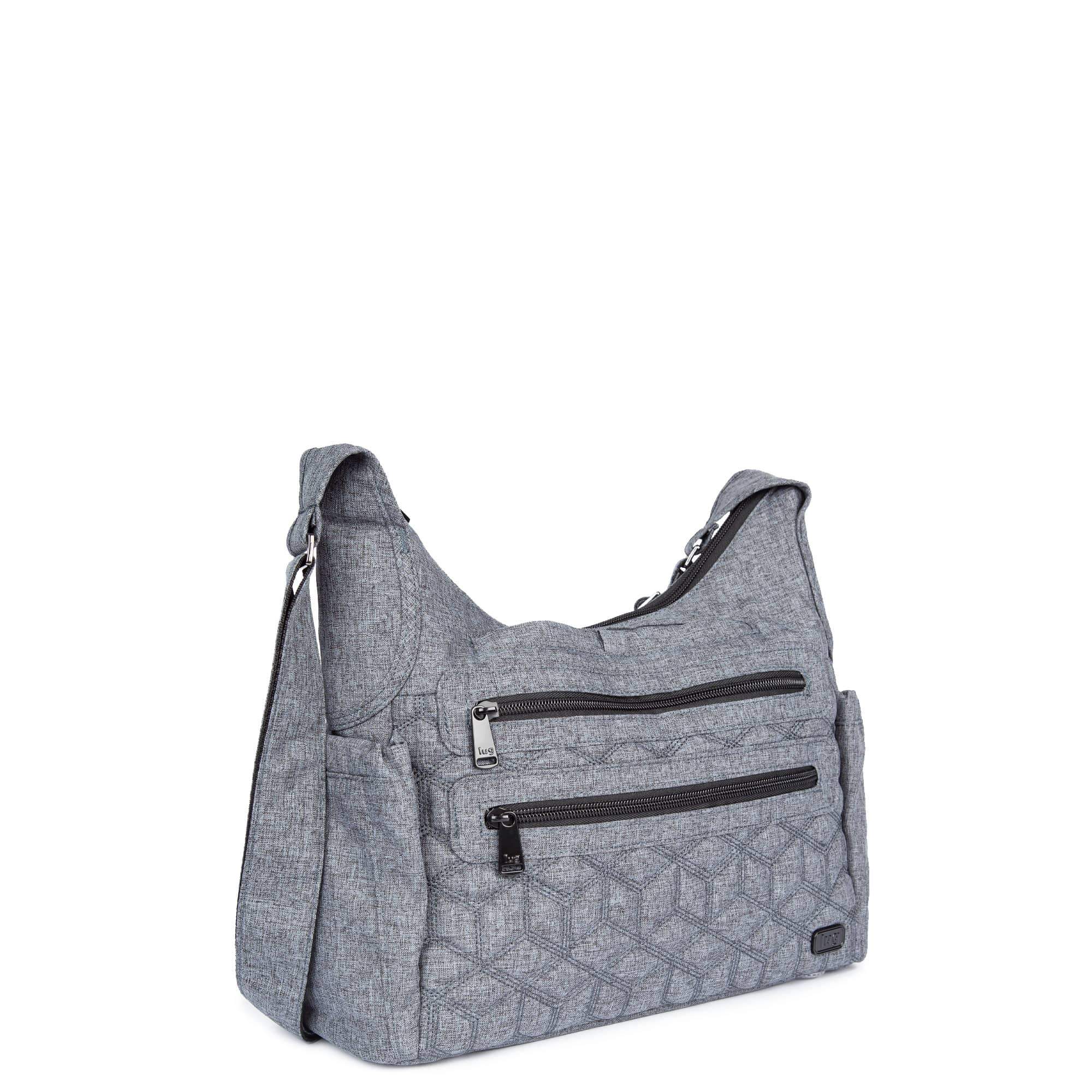 Camper 3 Shoulder Bag - HEATHER GREY - Camper3_HeatherGrey_02