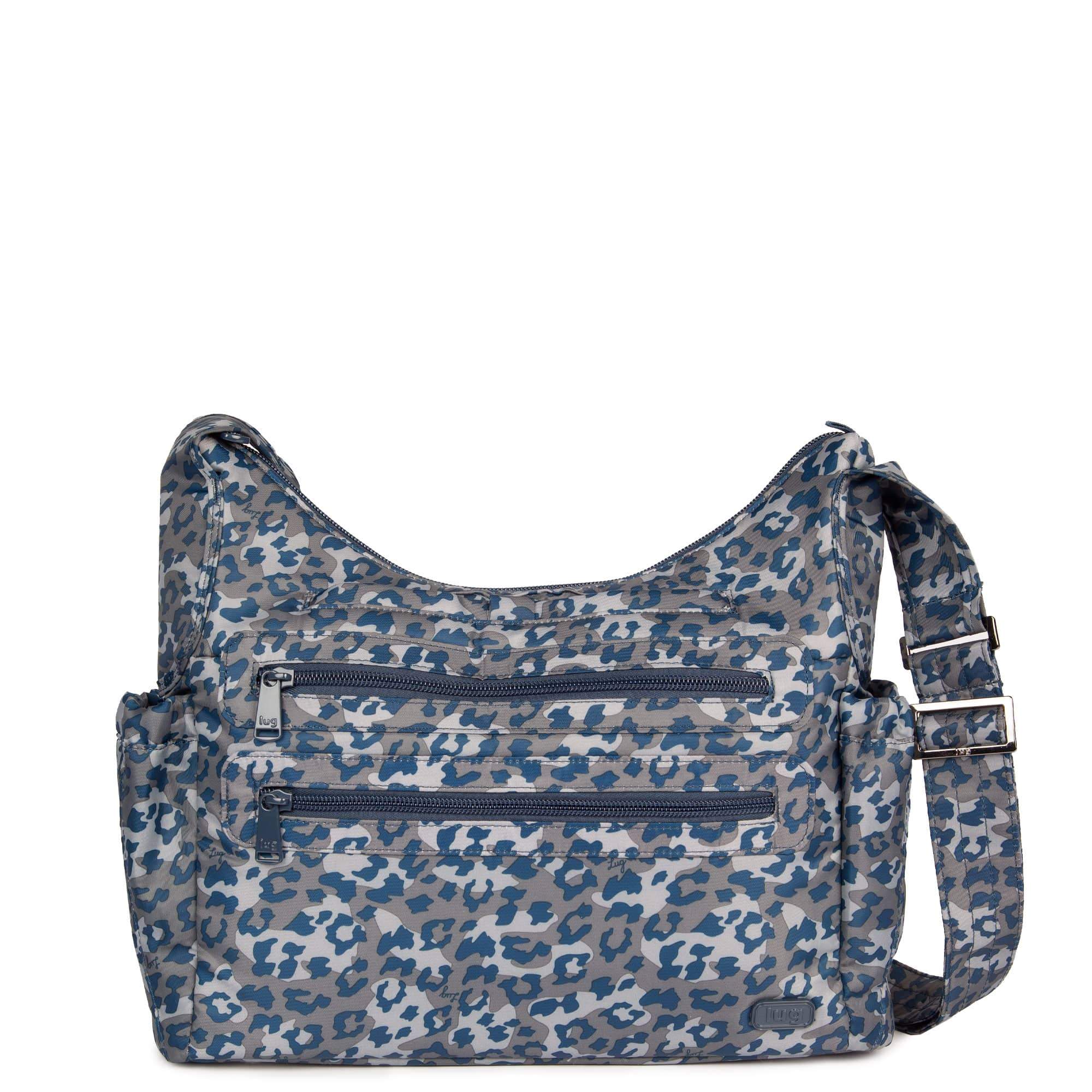 Camper 3 Shoulder Bag - SHIMMER WINE - Camper3_LeopardNavy_01