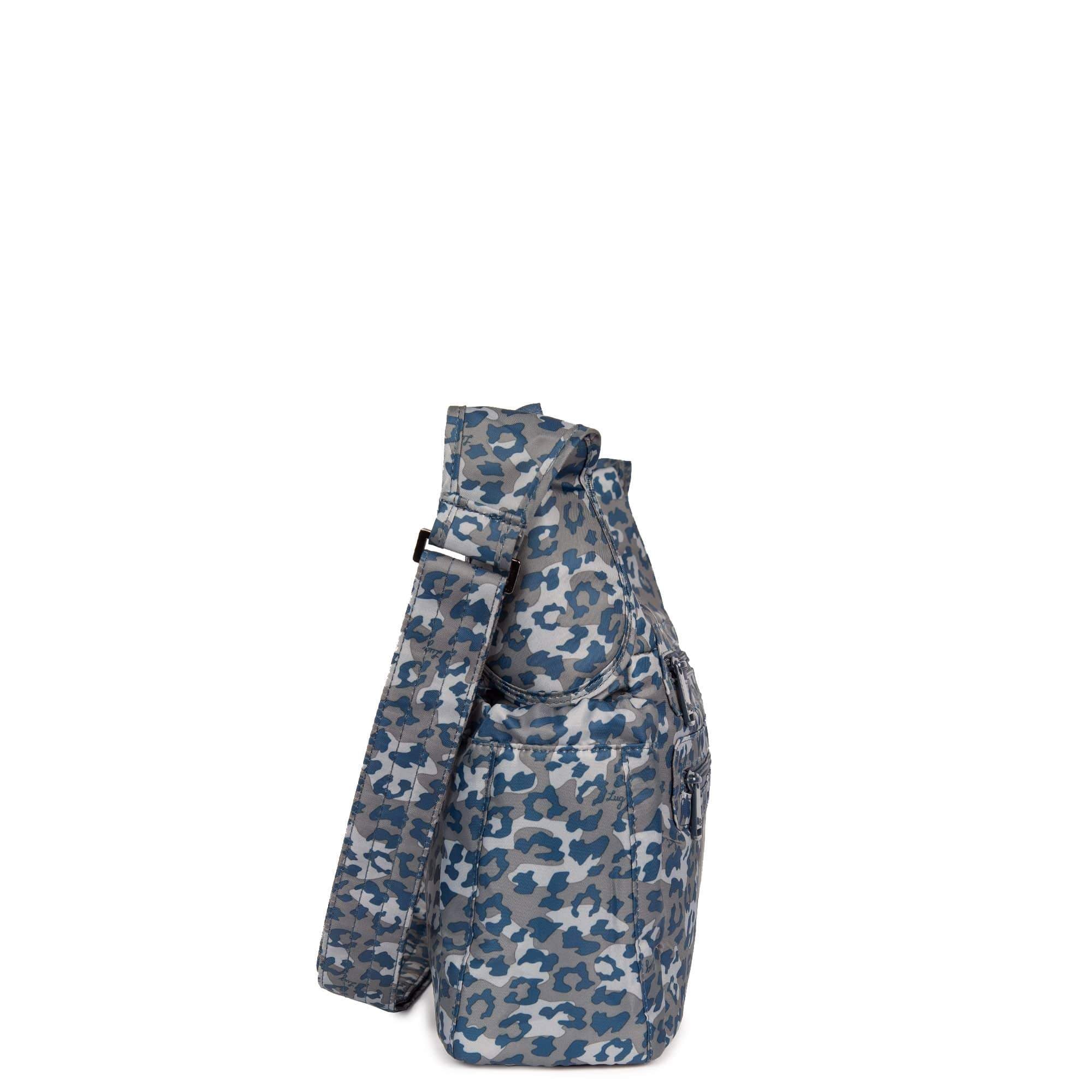 Camper 3 Shoulder Bag - SHIMMER WINE - Camper3_LeopardNavy_03