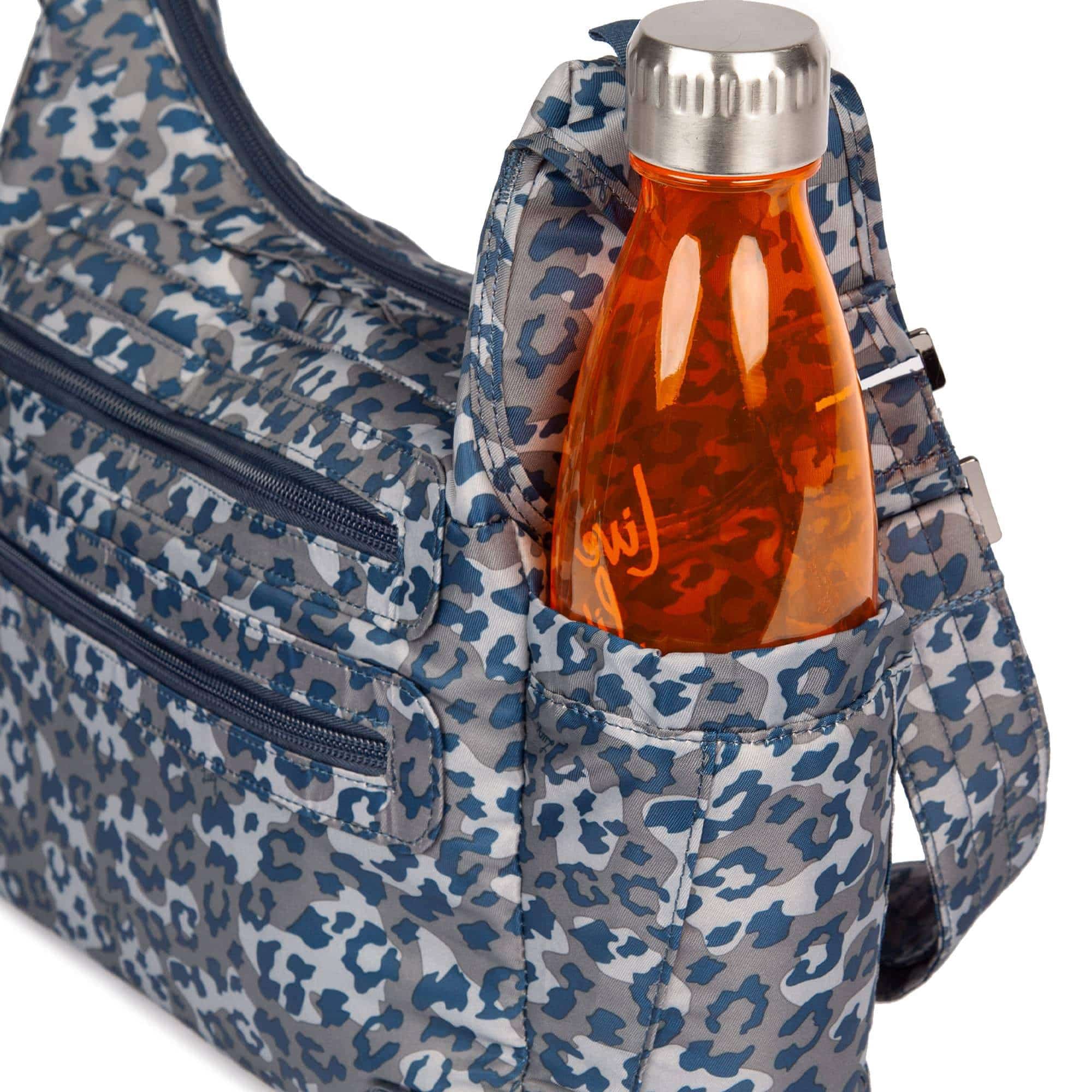 Camper 3 Shoulder Bag - SHIMMER WINE - Camper3_LeopardNavy_06
