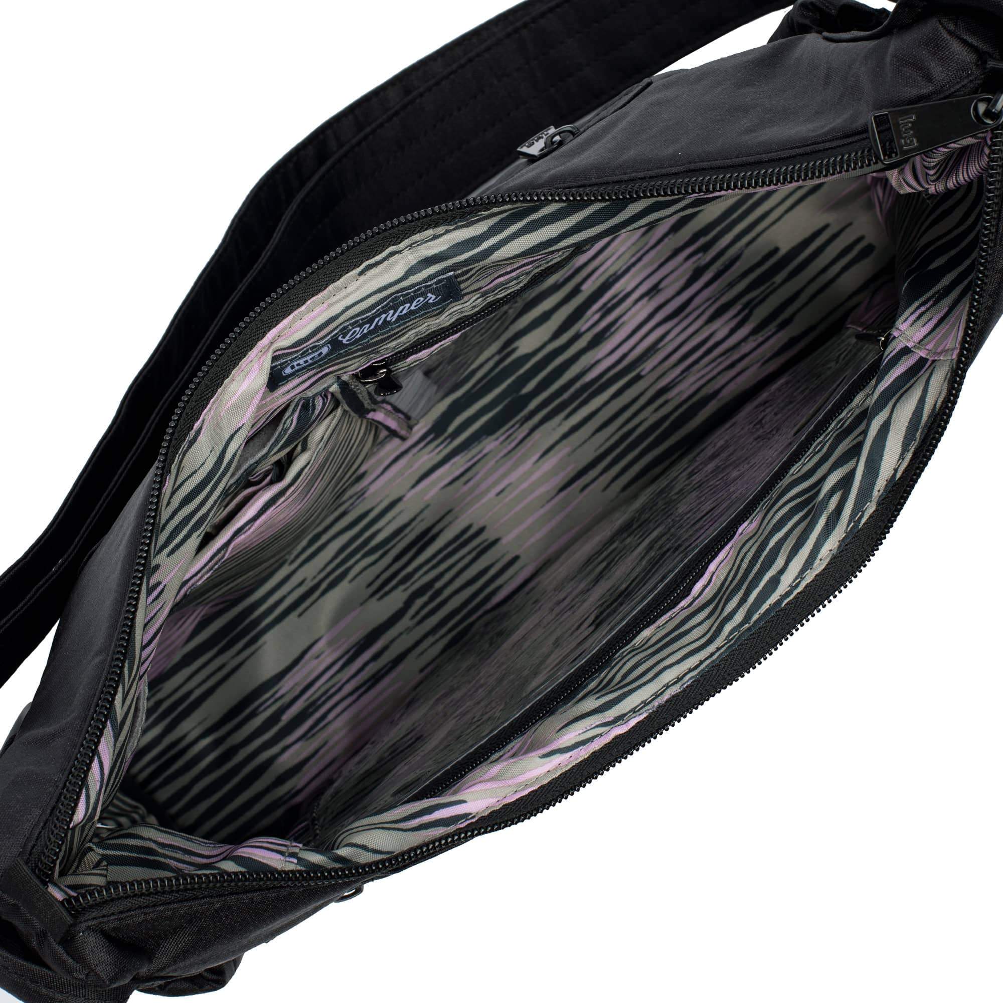 Camper 3 Shoulder Bag - SHIMMER BLACK - Camper3_ShimmerBlack_05