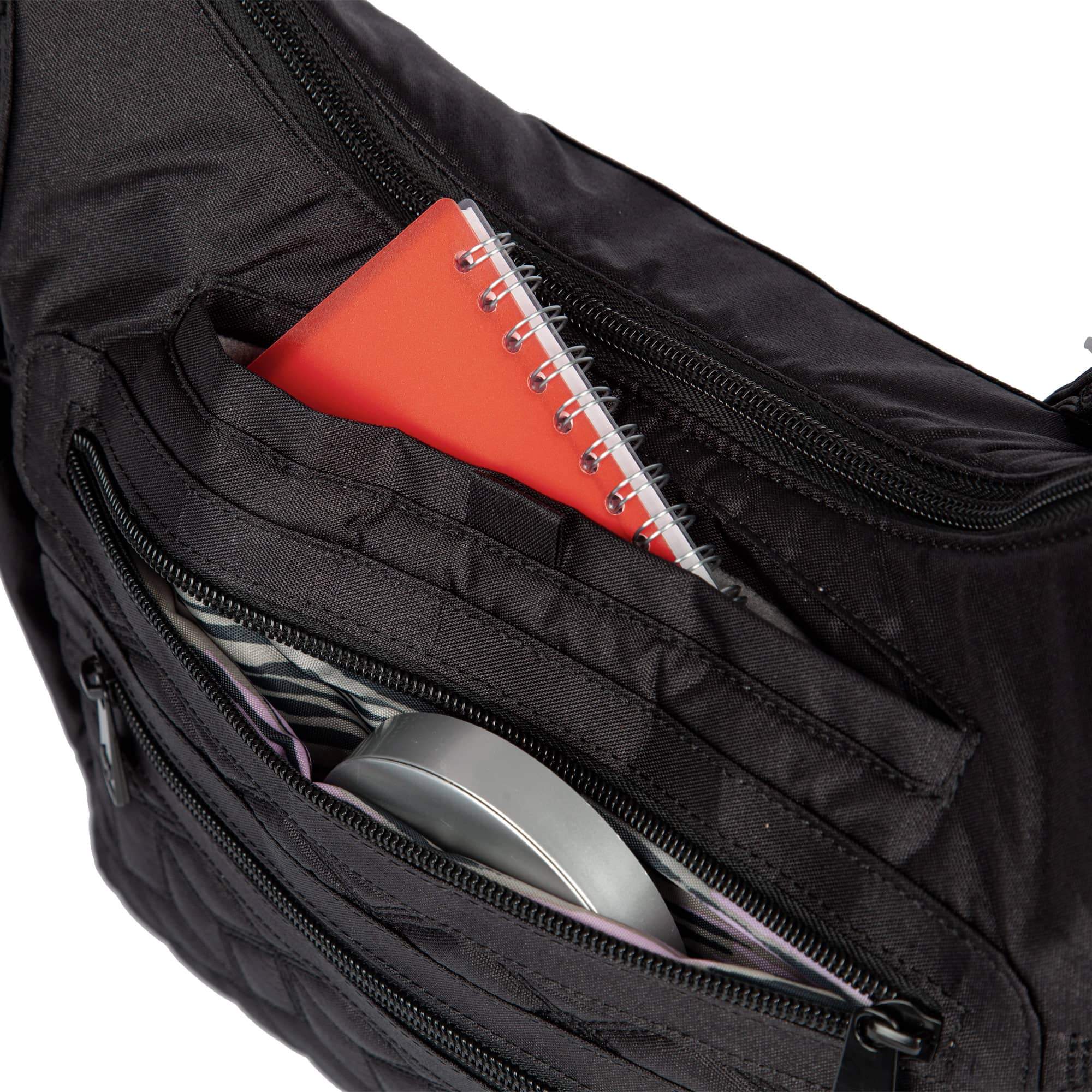 Camper 3 Shoulder Bag - SHIMMER BLACK - Camper3_ShimmerBlack_06a