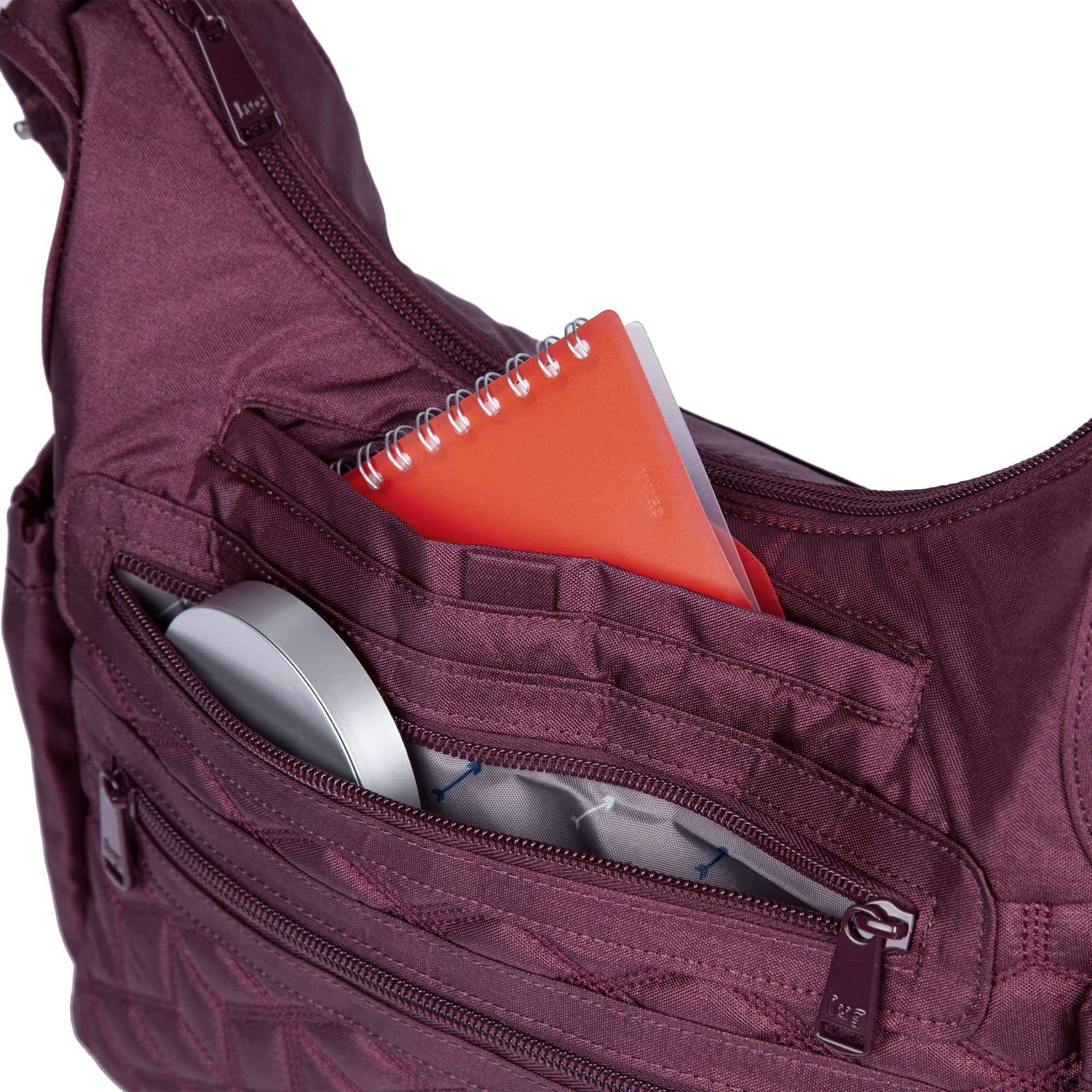 Camper 3 Shoulder Bag - SHIMMER WINE - Camper3_ShimmerWine_06a