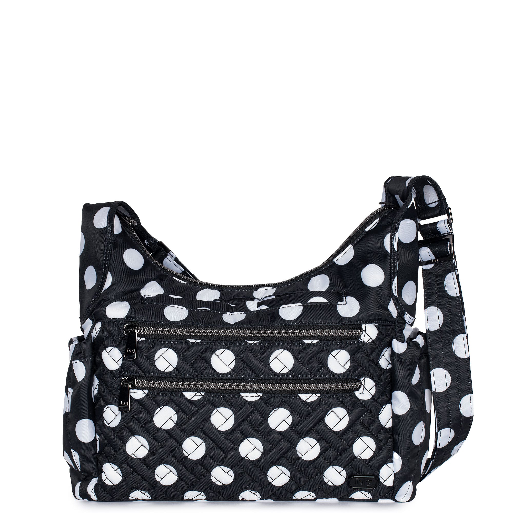 Camper SE Crossbody Bag - BLACK LARGE DOT - CamperSE_BlackLgDot_01_1cb9825e-c9a1-4d0b-a49e-0c97971b38e2