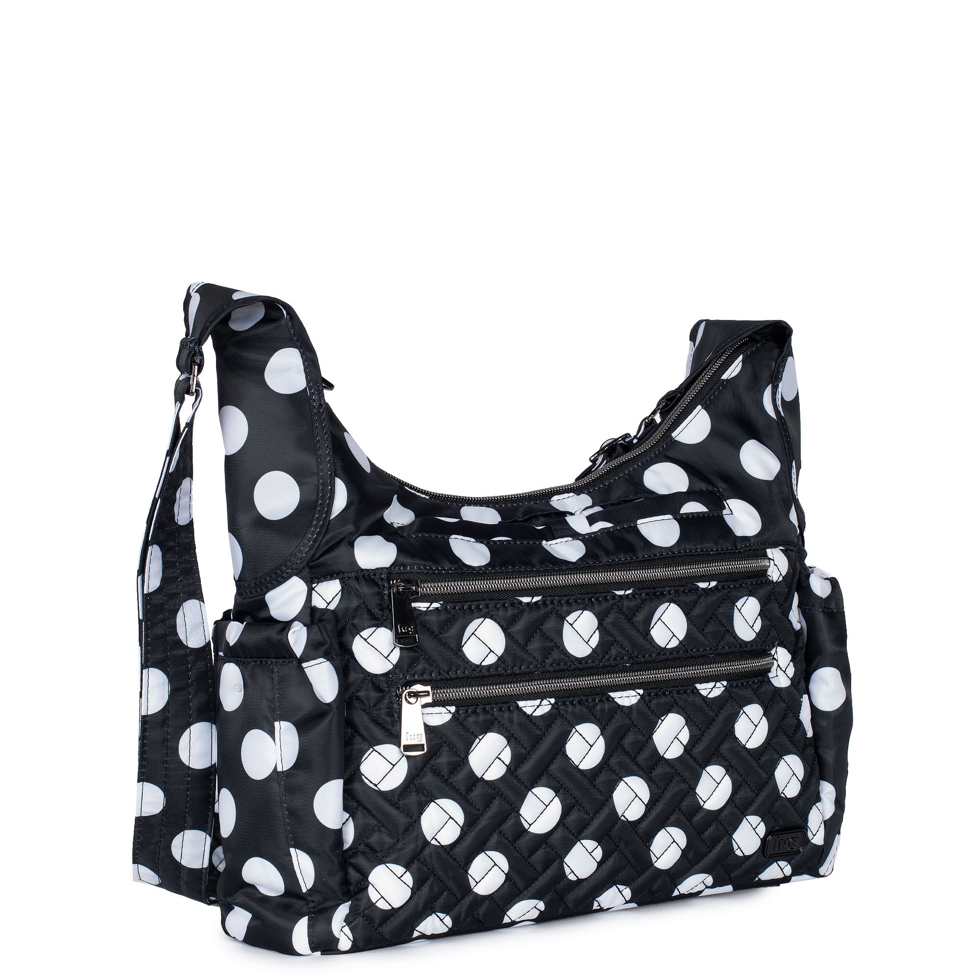 Camper SE Crossbody Bag - BLACK LARGE DOT - CamperSE_BlackLgDot_02_3498608a-fcb0-4f13-a318-cbe58b368b9e