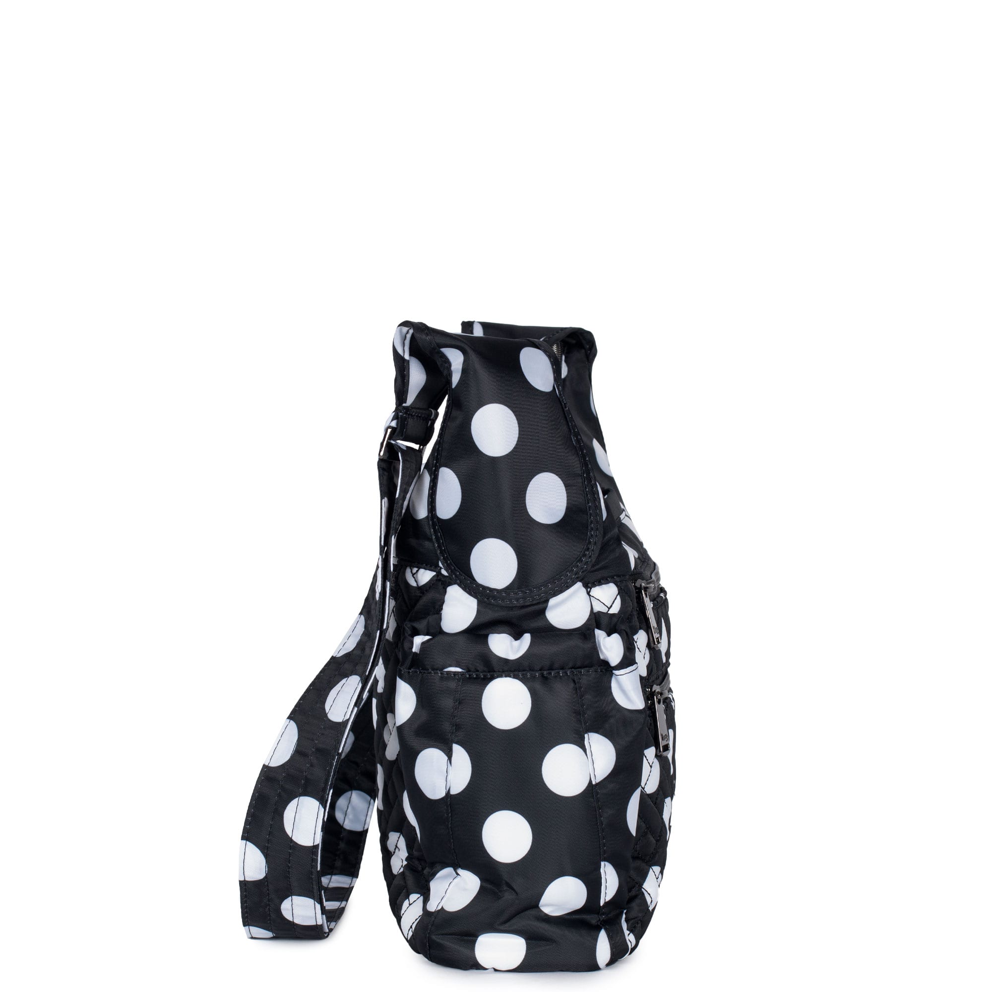 Camper SE Crossbody Bag - BLACK LARGE DOT - CamperSE_BlackLgDot_03