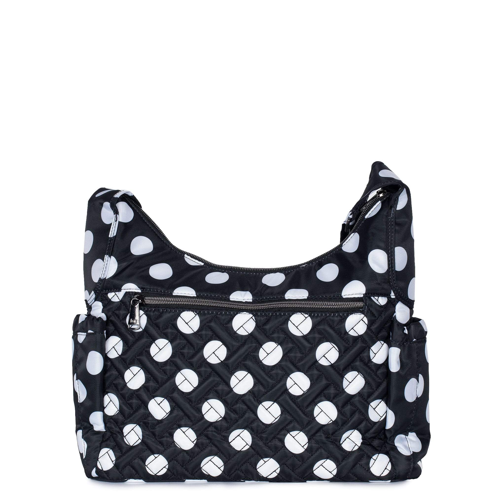 Camper SE Crossbody Bag - BLACK LARGE DOT - CamperSE_BlackLgDot_04