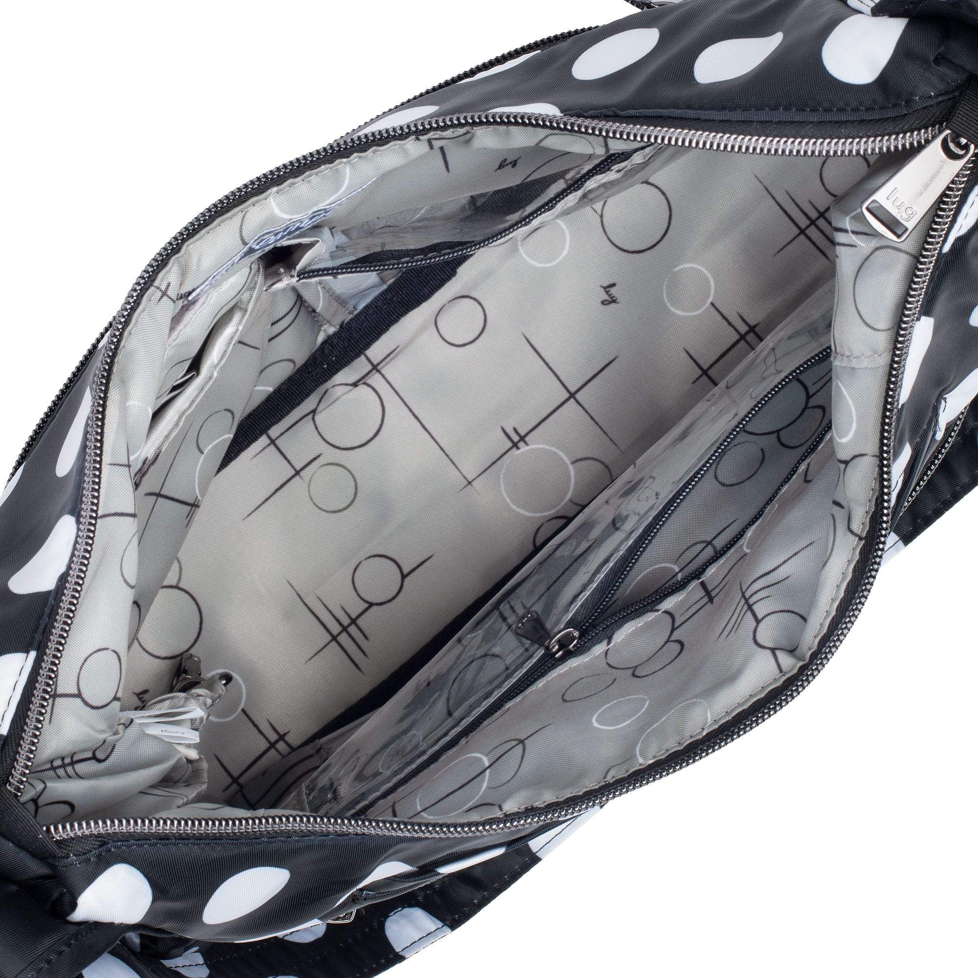 Camper SE Crossbody Bag - BLACK LARGE DOT - CamperSE_BlackLgDot_05