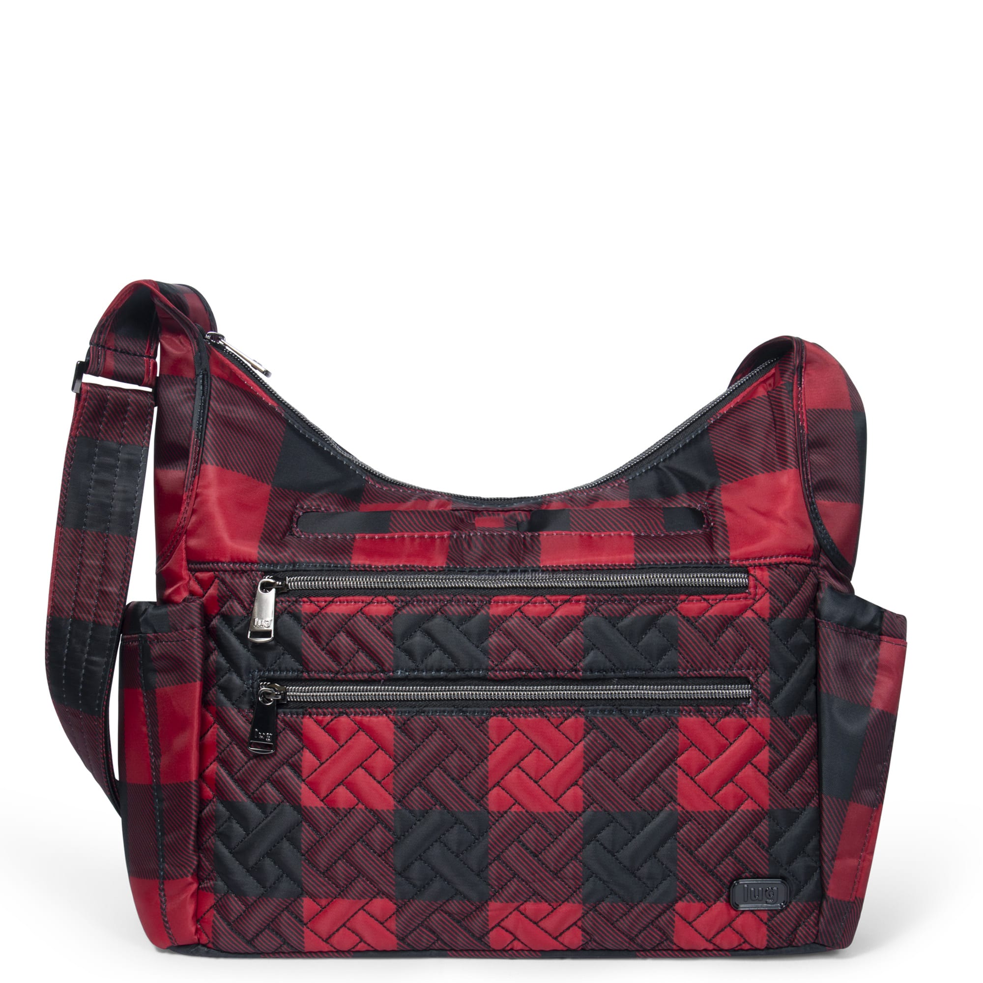Camper SE Crossbody Bag - BUFFALO CHECK RED - CamperSE_BuffaloCheckRed_01