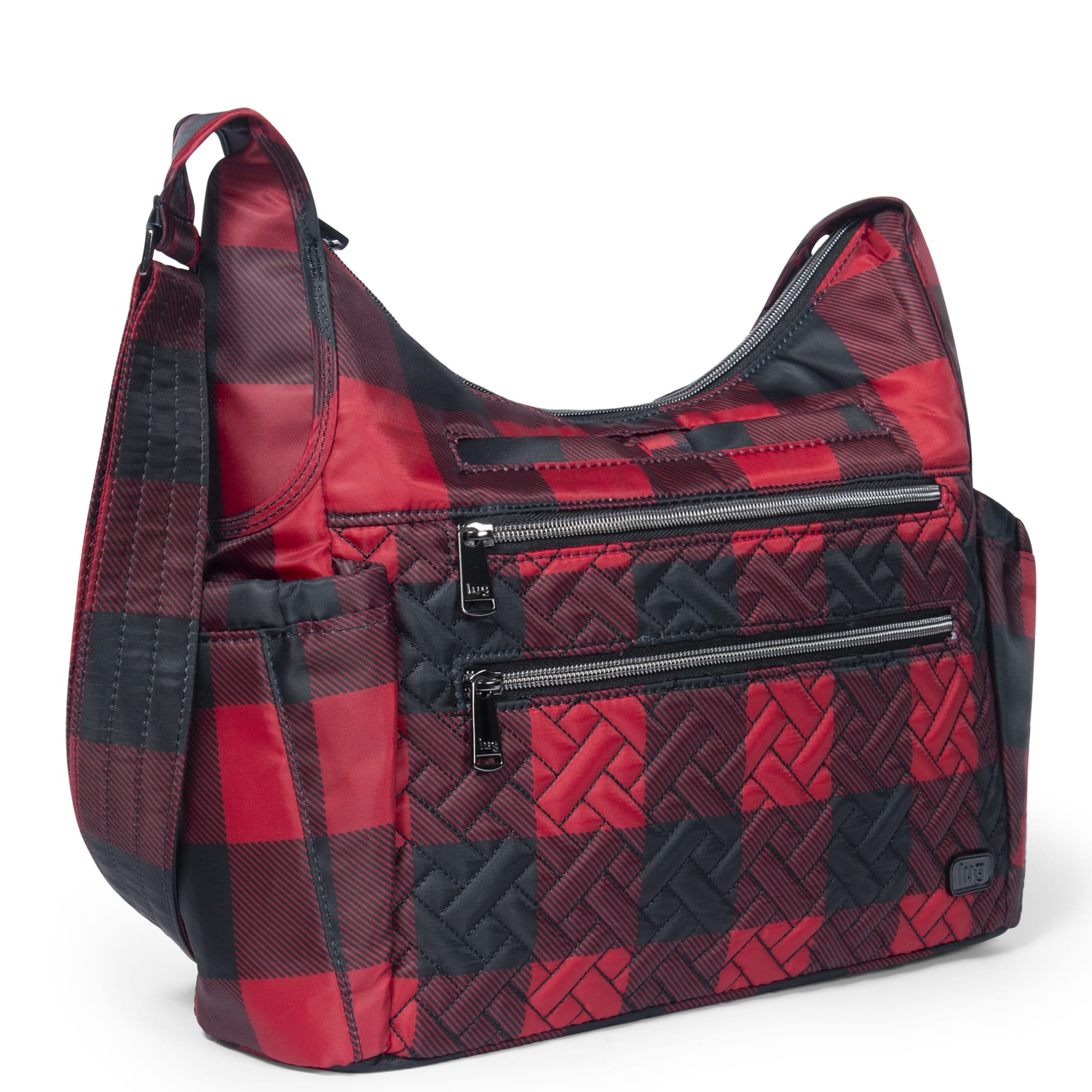Camper SE Crossbody Bag - BUFFALO CHECK RED - CamperSE_BuffaloCheckRed_02