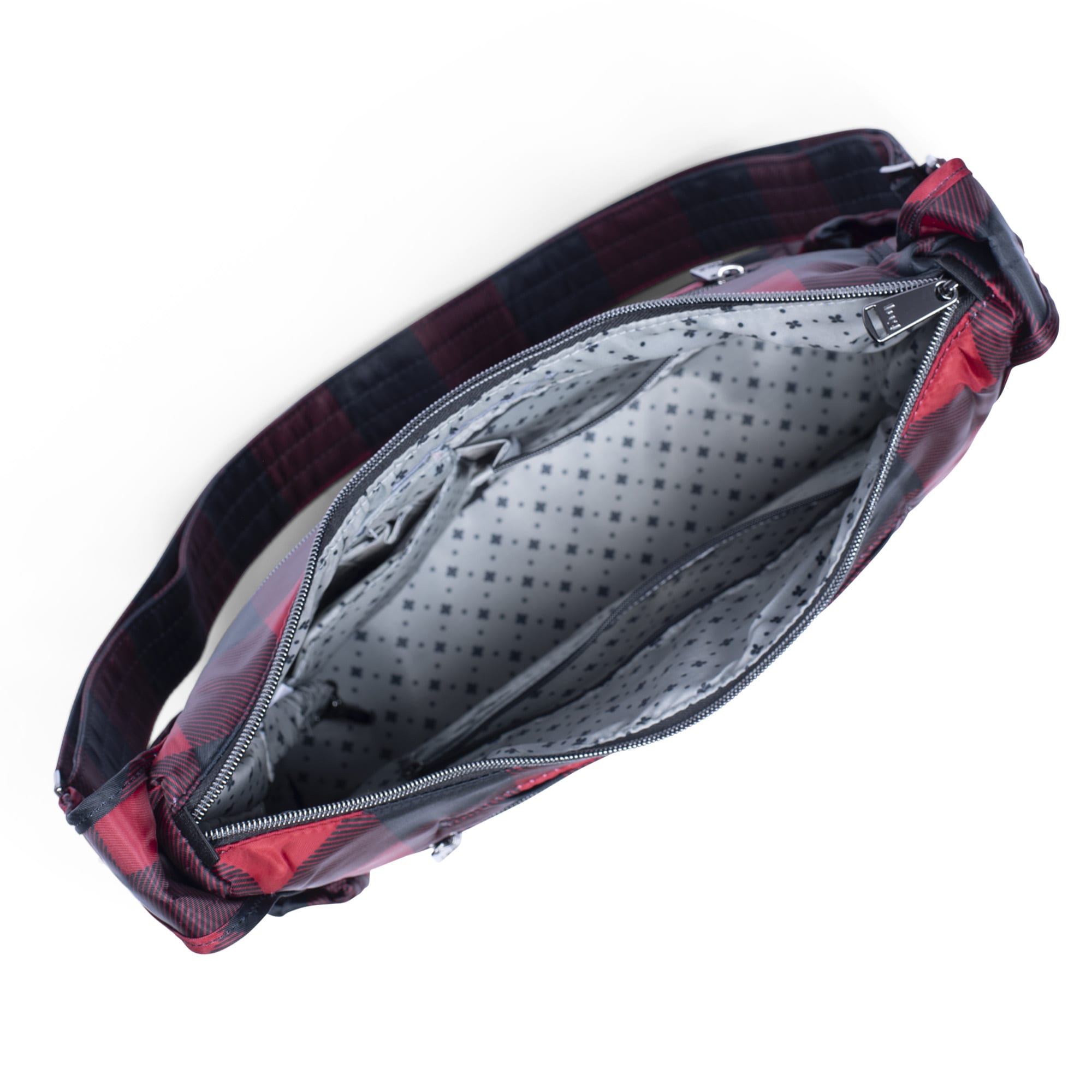 Camper SE Crossbody Bag - BUFFALO CHECK RED - CamperSE_BuffaloCheckRed_05