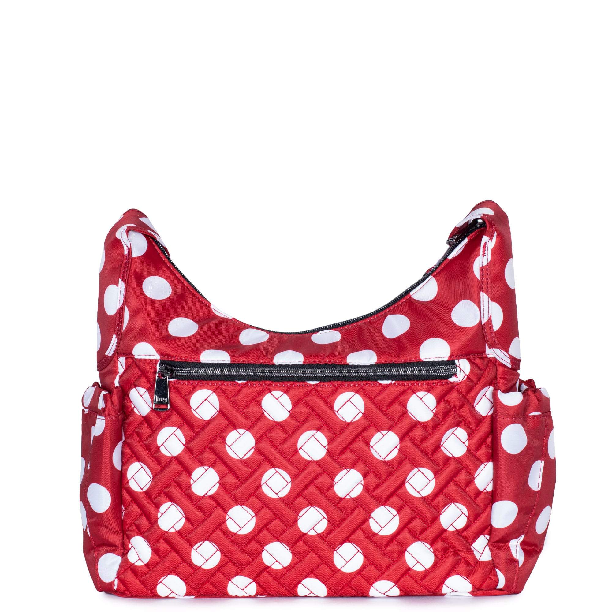 Camper SE Crossbody Bag - CRIMSON LARGE DOT - CamperSE_CrimsonLgDot_04