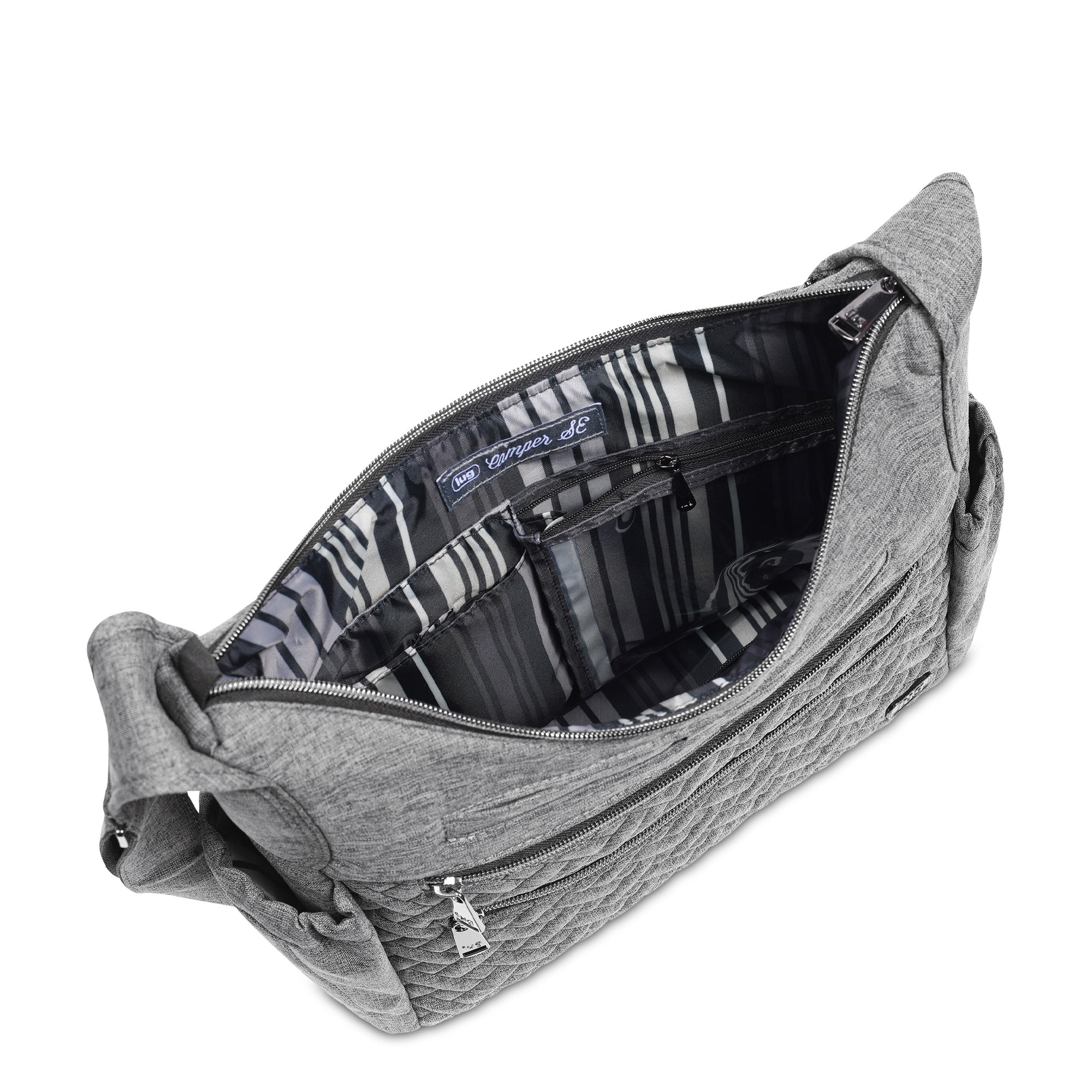 Camper SE Crossbody Bag - HEATHER GREY - CamperseShoulder_Heather_Grey_05