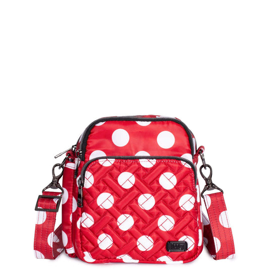 Can Can SE Convertible Crossbody Bag - CRIMSON LARGE DOT - CanCanSE_CrimsonLgDot_01