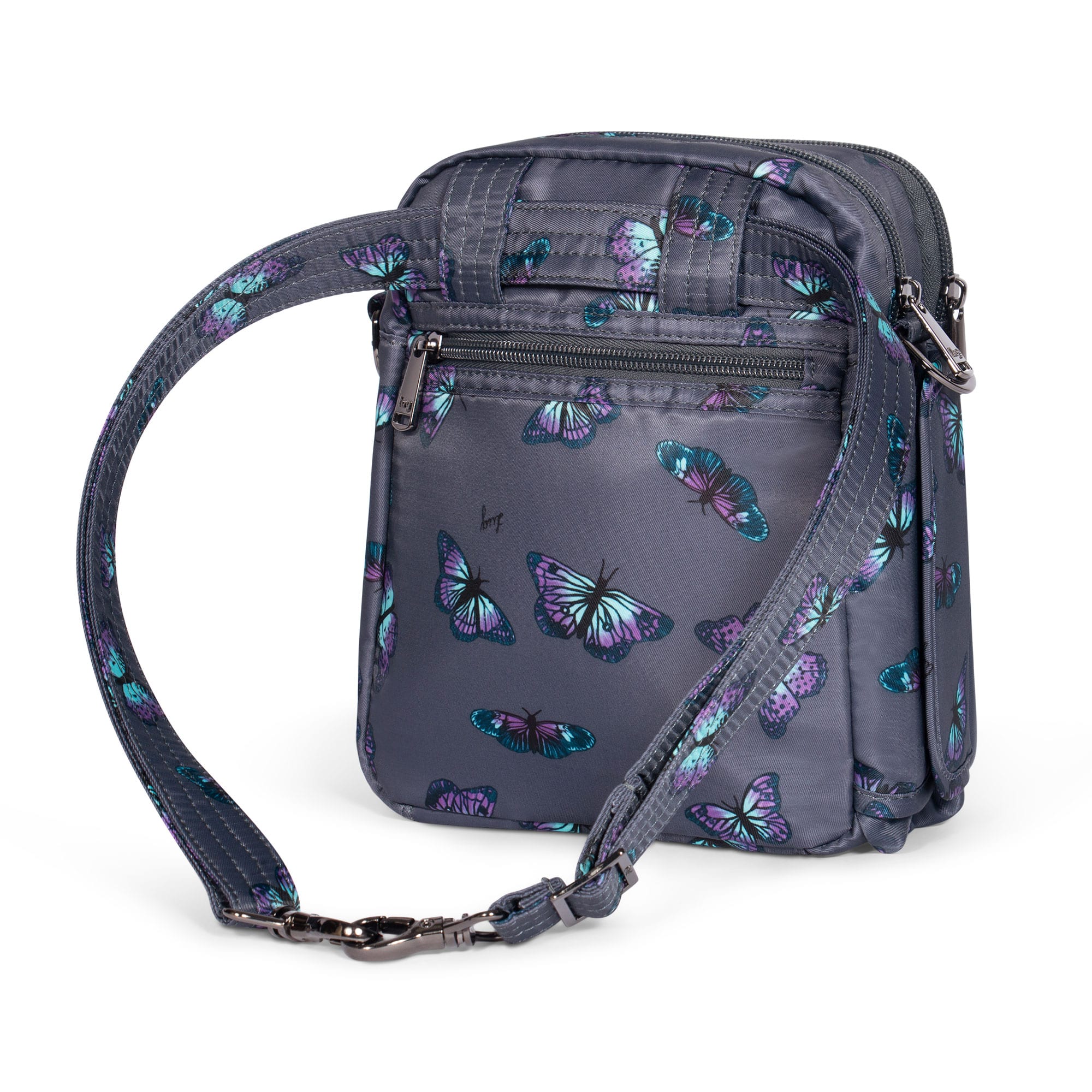 Can Can XL Convertible Crossbody Bag - BUTTERFLY GREY - CanCanXL_ButterflyGrey_04