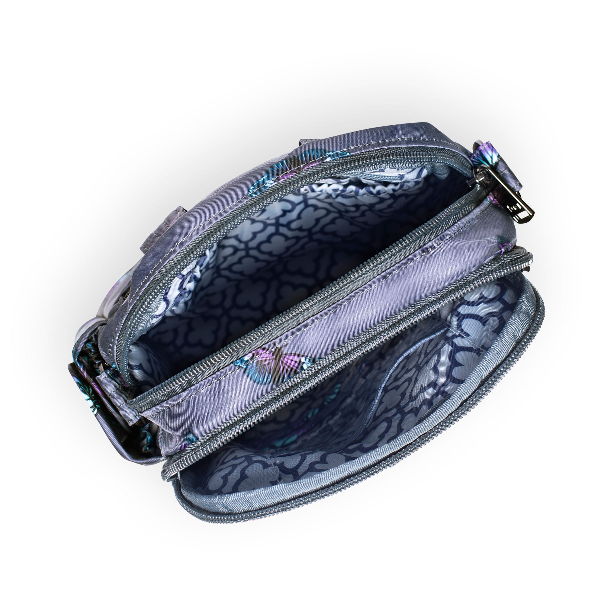 Can Can XL Convertible Crossbody Bag - BUTTERFLY GREY - CanCanXL_ButterflyGrey_05