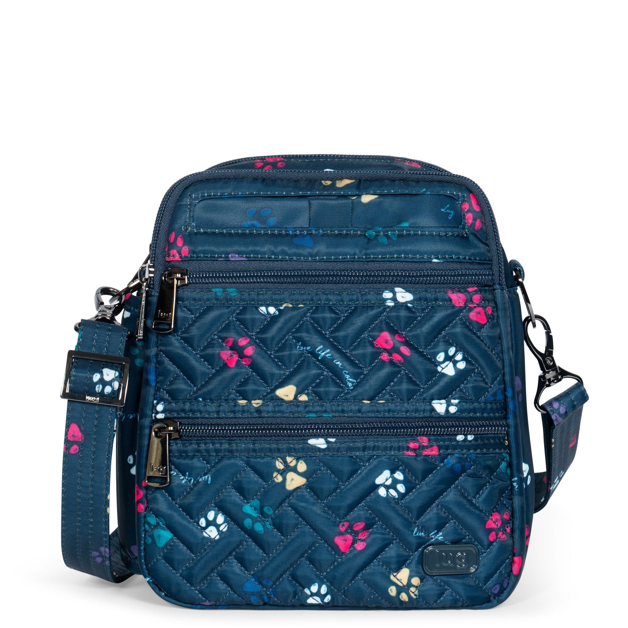 Can Can XL Convertible Crossbody Bag - PAWS NAVY - CanCanXL_PawsNavy_01