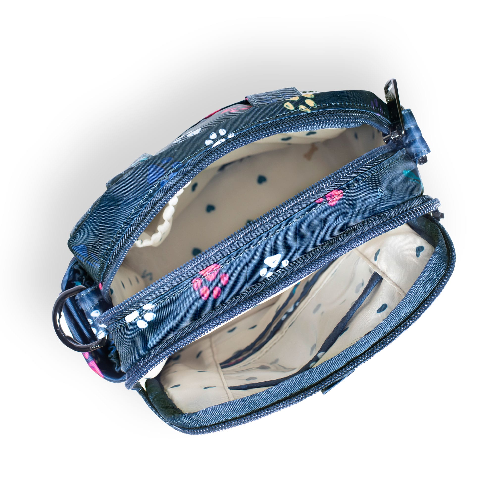 Can Can XL Convertible Crossbody Bag - PAWS NAVY - CanCanXL_PawsNavy_05