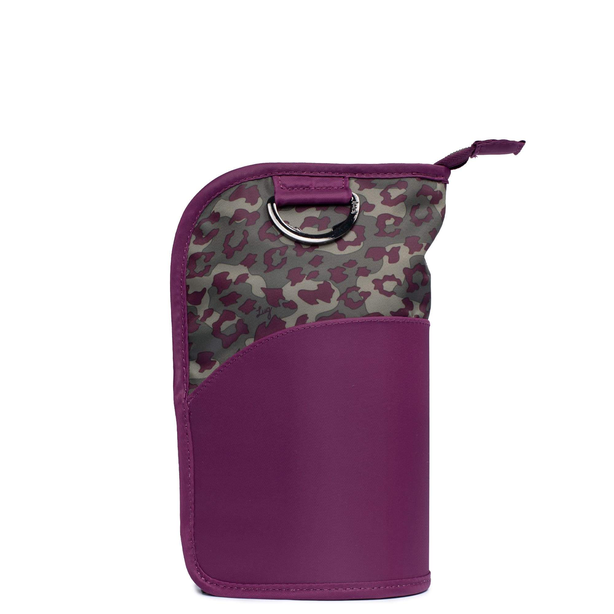 Canoe Cosmetic Brush Holder - LEOPARD BERRY - Canoe_LeopardBerry_04