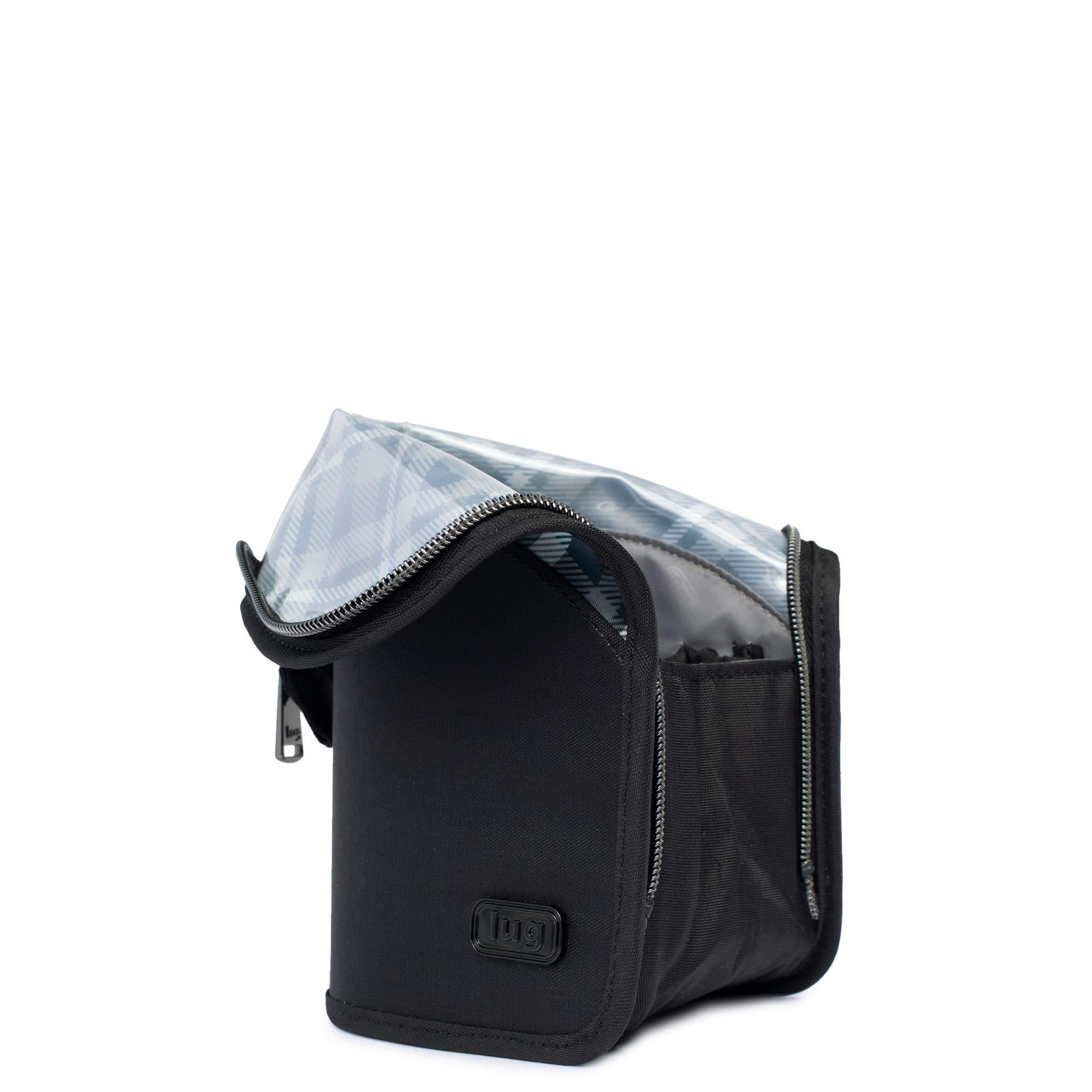 Canoe Cosmetic Brush Holder - PLAID GREY - Canoe_PlaidGrey_06