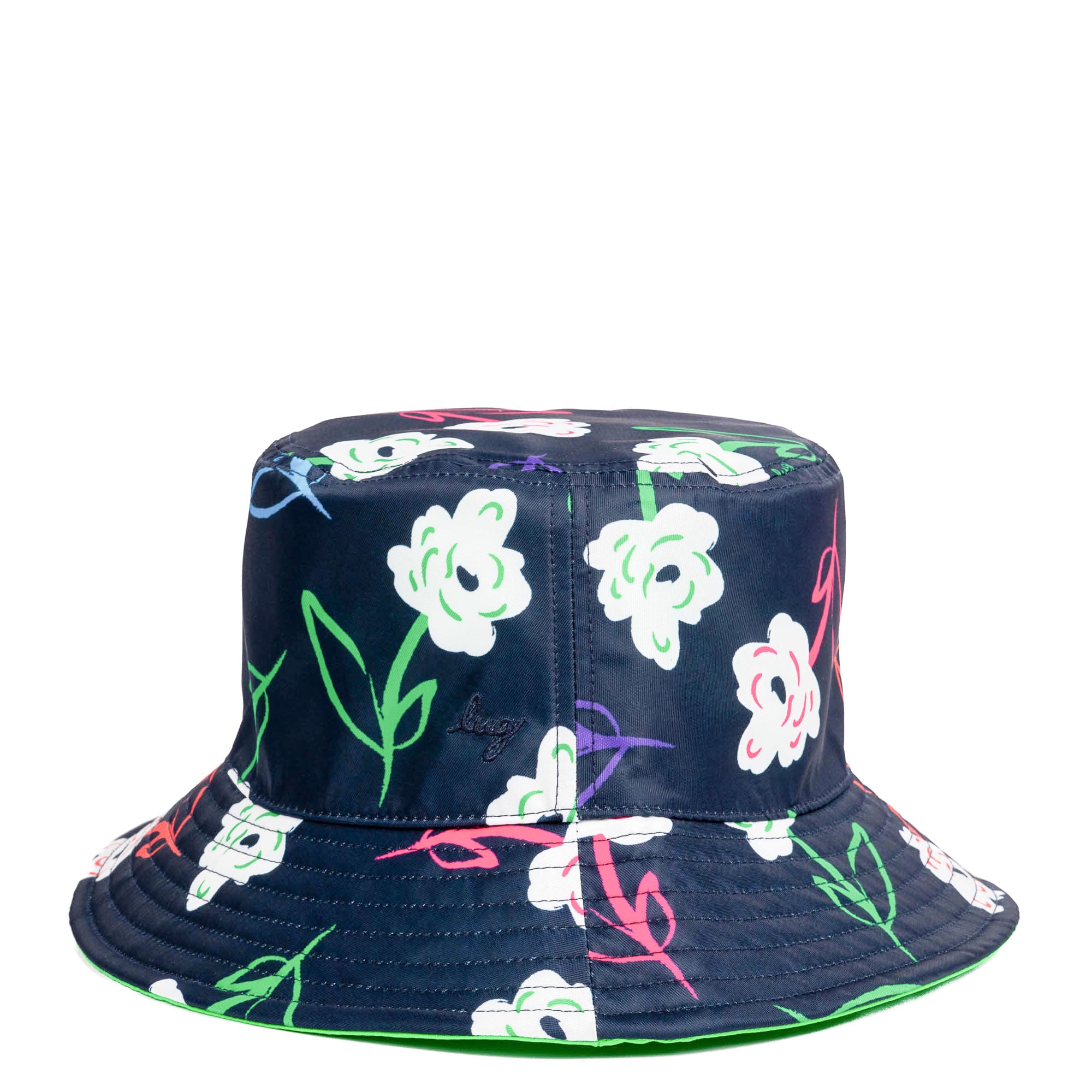 Canopy Bucket Hat - BRIGHT FLORAL LIME - Canopy_BrightFloral_Lime_01