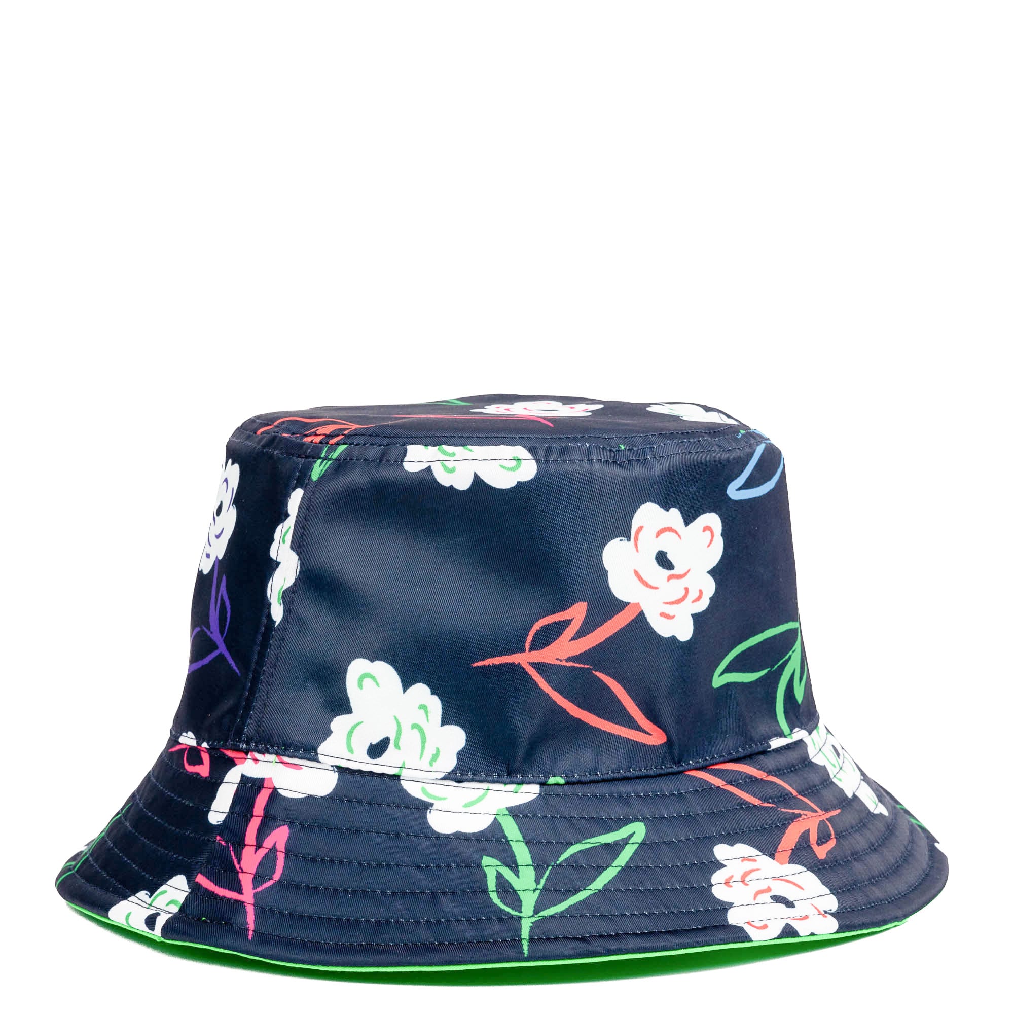 Canopy Bucket Hat - BRIGHT FLORAL LIME - Canopy_BrightFloral_Lime_03