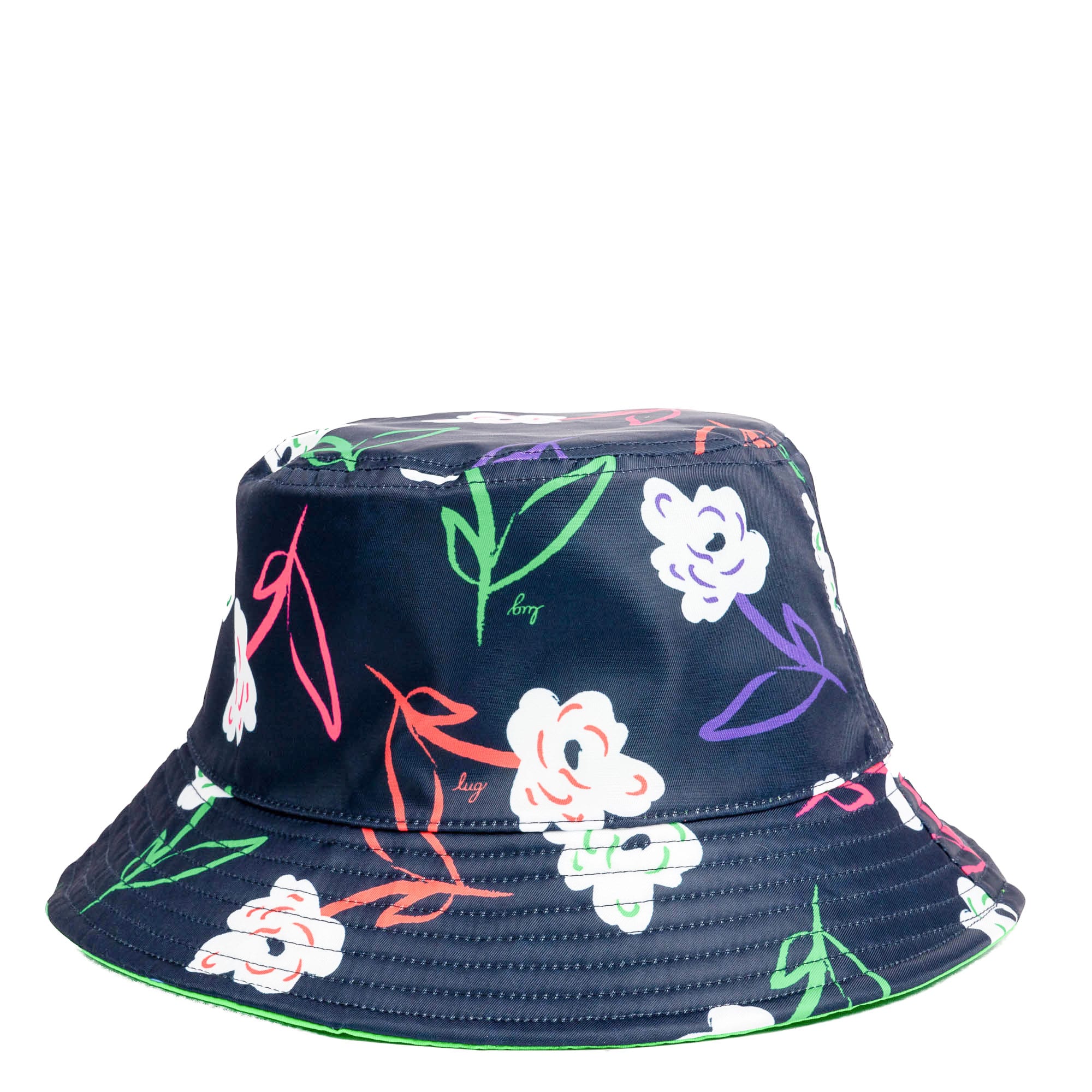 Canopy Bucket Hat - BRIGHT FLORAL LIME - Canopy_BrightFloral_Lime_04
