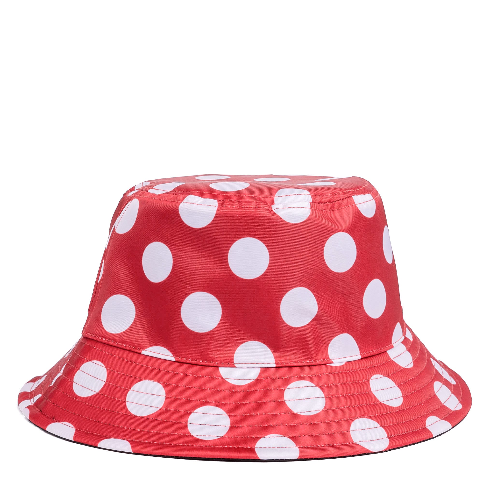 Canopy Bucket Hat - CRIMSON LARGE DOT BLACK - Canopy_CrimsonLgDot_Black_03