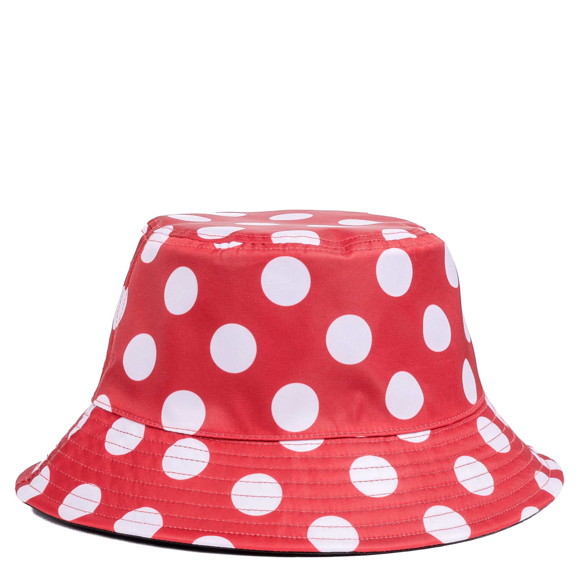Canopy Bucket Hat - CRIMSON LARGE DOT BLACK - Canopy_CrimsonLgDot_Black_04