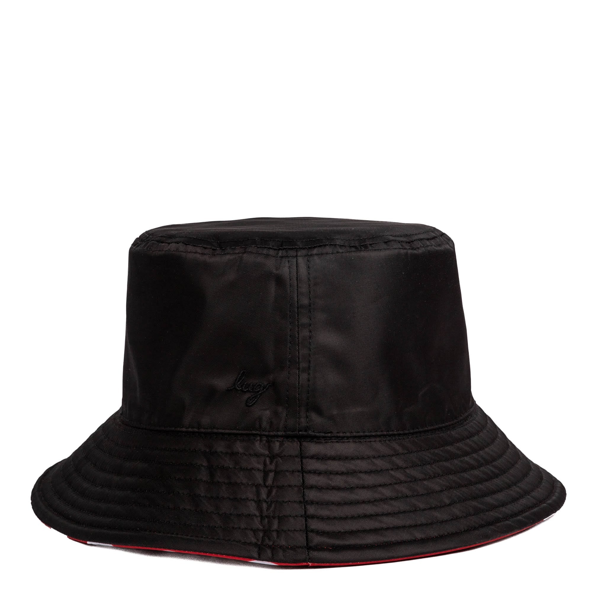 Canopy Bucket Hat - CRIMSON LARGE DOT BLACK - Canopy_CrimsonLgDot_Black_05