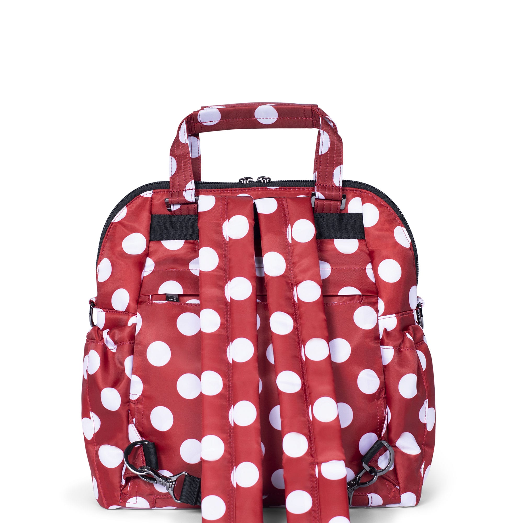 Canter 2 Convertible Tote Bag - CRIMSON LARGE DOT - Canter2_CrimsonLGDot_04