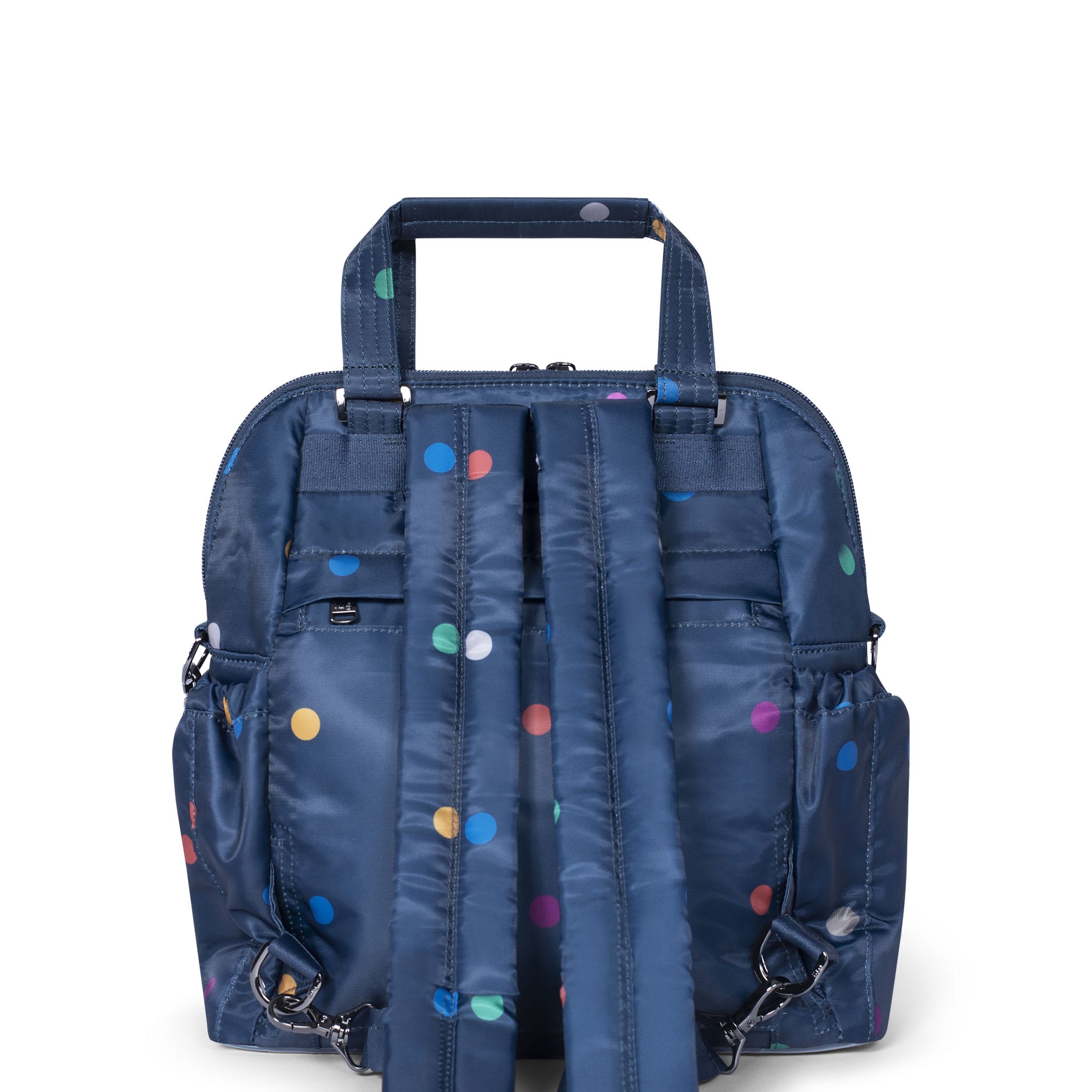 Canter 2 Convertible Tote Bag - MULTI DOTS NAVY - Canter2_MultiDotNavy_04
