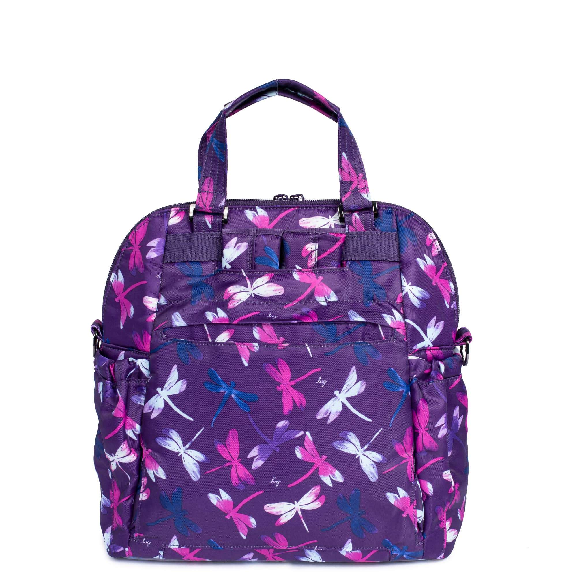 Canter Convertible Tote Bag - DRAGONFLY PURPLE - Canter_DragonflyPurple_04