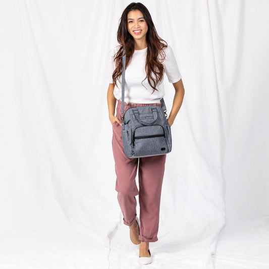 Canter Convertible Tote Bag - - Canter_HeatherGrey_07_ab1fcf12-fab7-4e85-8f1c-dfffe933bfb4