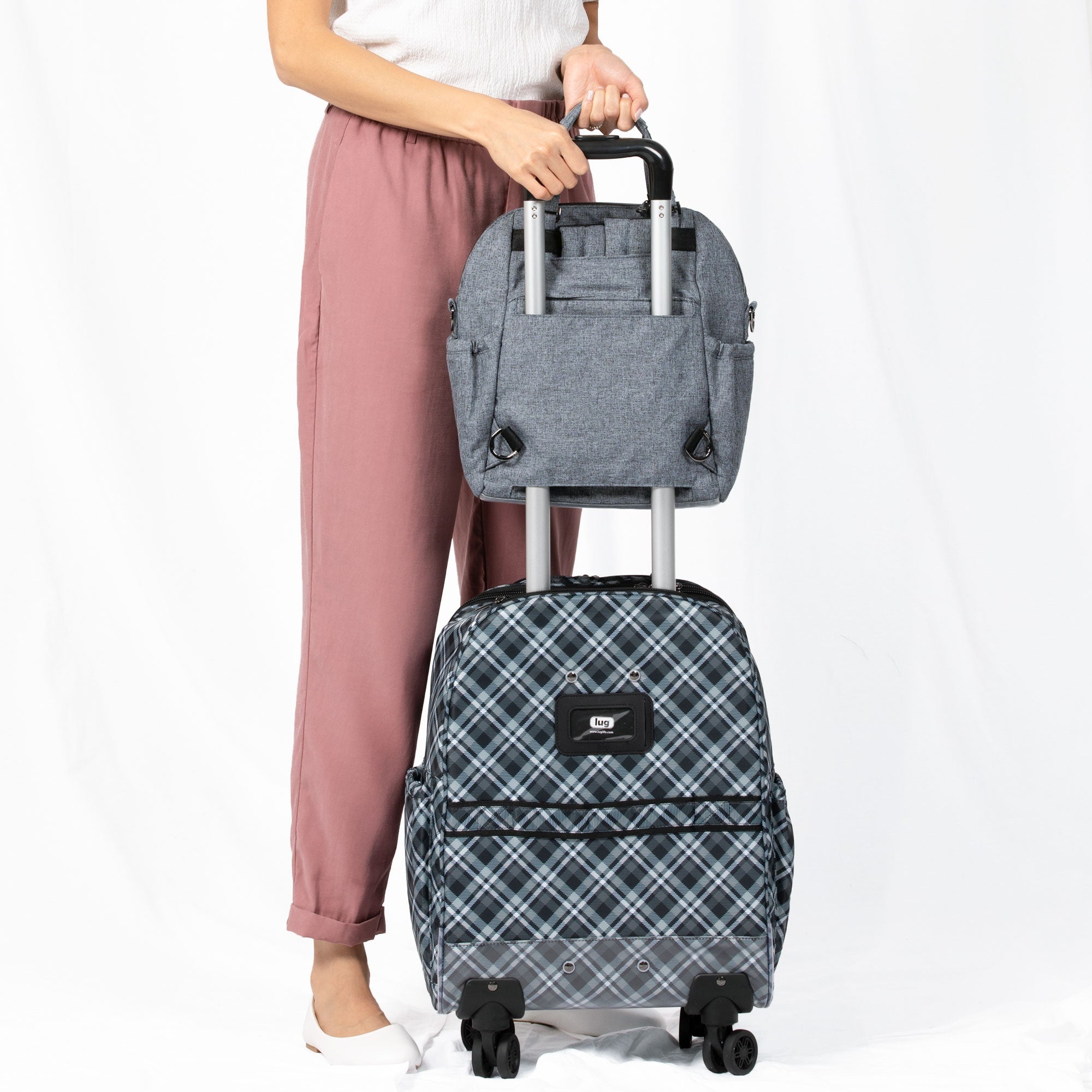 Canter Convertible Tote Bag - - Canter_HeatherGrey_07b