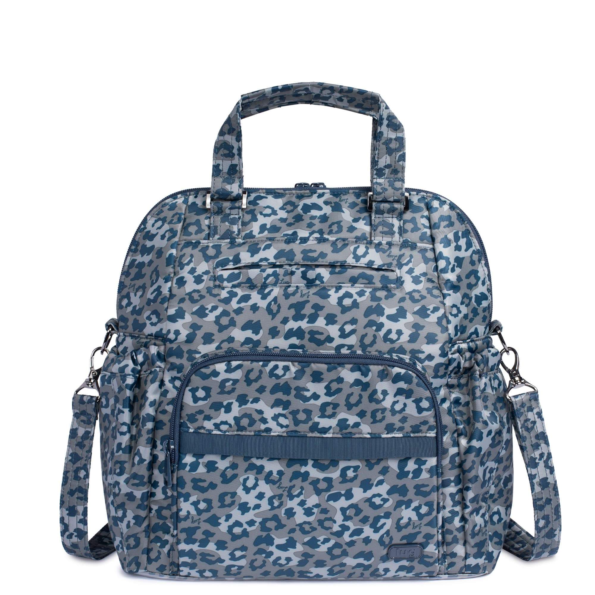 Canter Convertible Tote Bag - LEOPARD NAVY - Canter_LeopardNavy_01