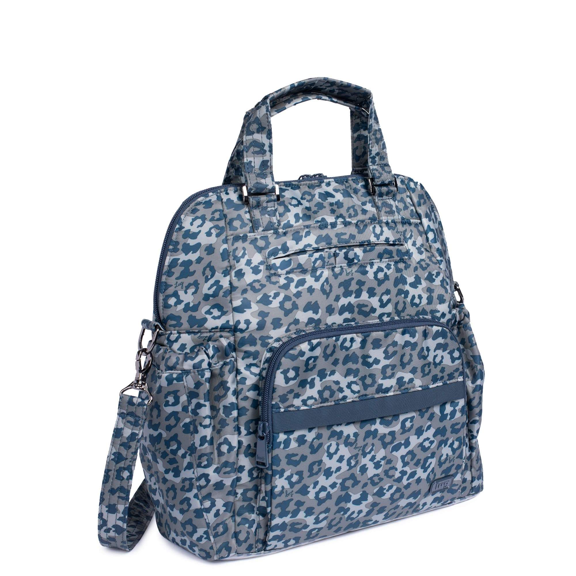 Canter Convertible Tote Bag - LEOPARD NAVY - Canter_LeopardNavy_02