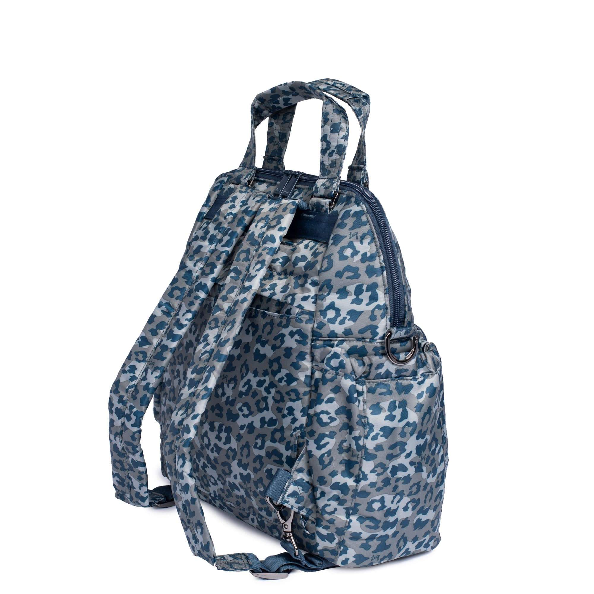 Canter Convertible Tote Bag - LEOPARD NAVY - Canter_LeopardNavy_03