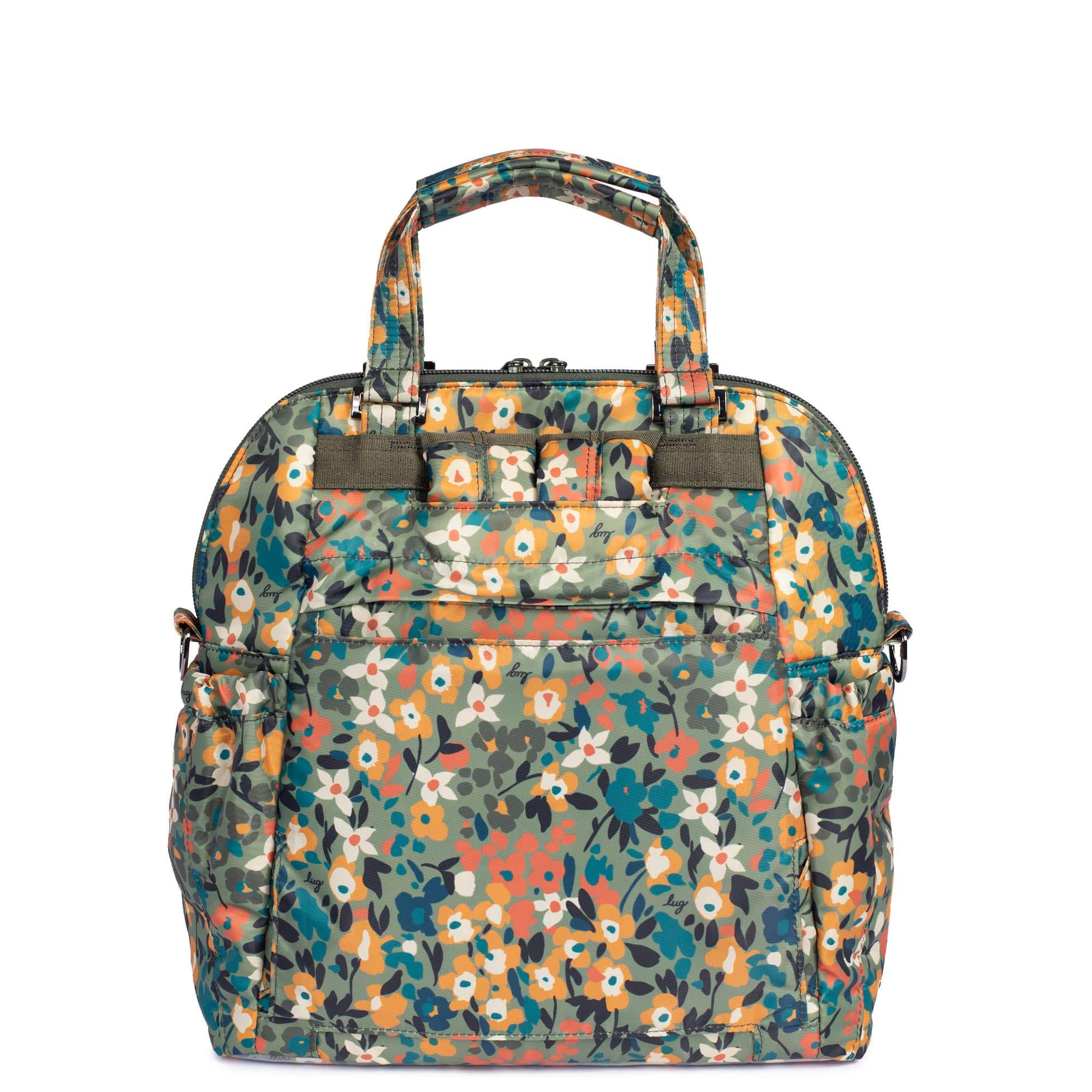 Canter Convertible Tote Bag - WILDFLOWER OLIVE - Canter_WildflowerOlive_04