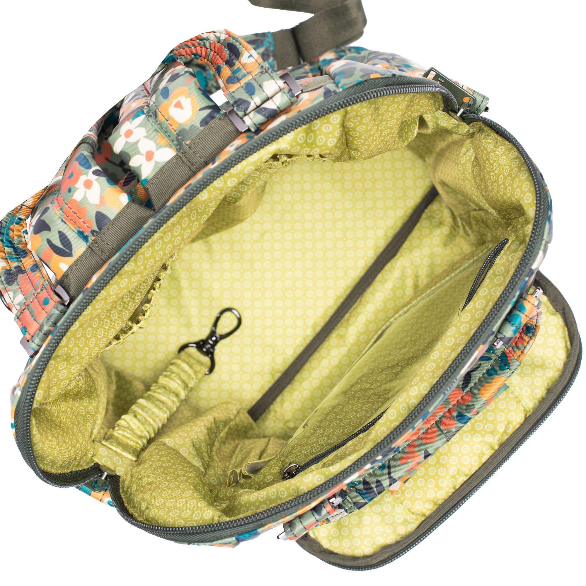 Canter Convertible Tote Bag - WILDFLOWER OLIVE - Canter_WildflowerOlive_05