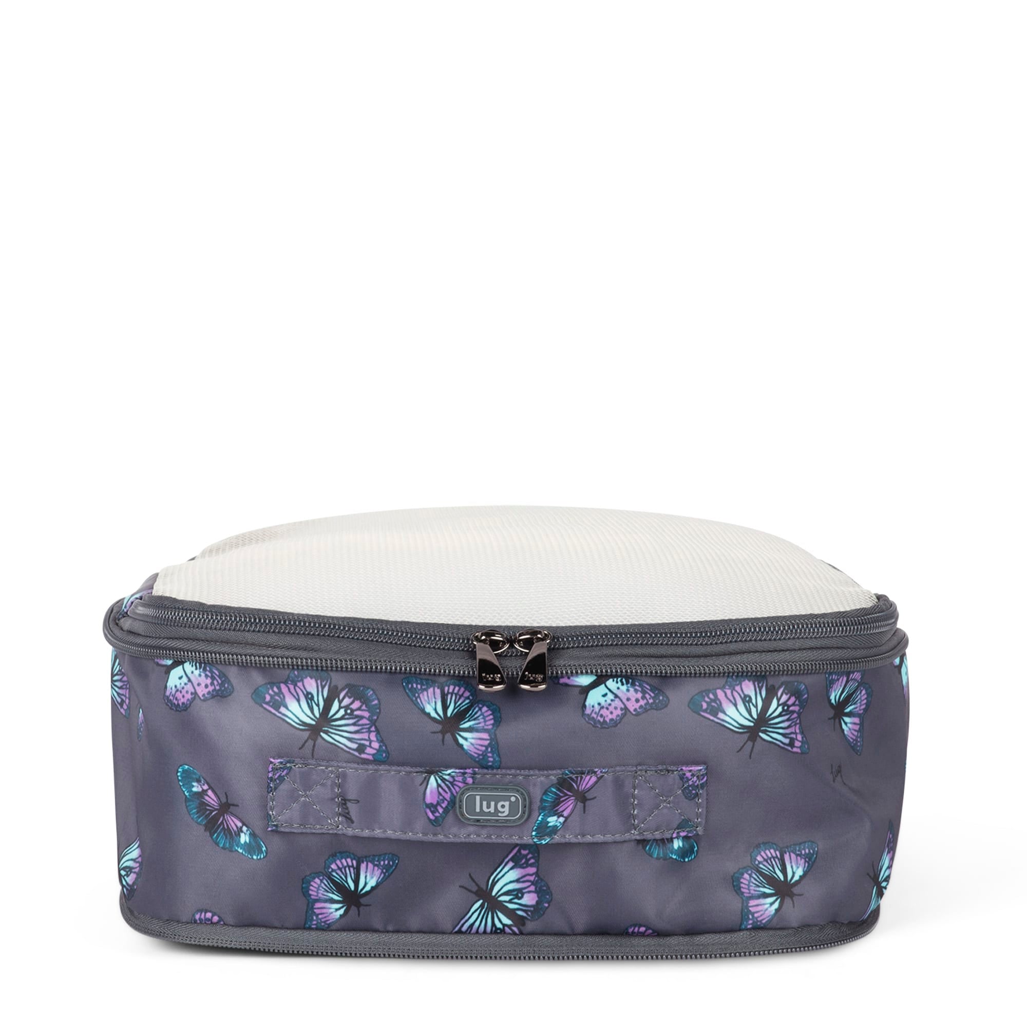 Cargo 1pc Compression Packing Cube - BUTTERFLY GREY - Cargo1pc_Butterfley_Grey_01
