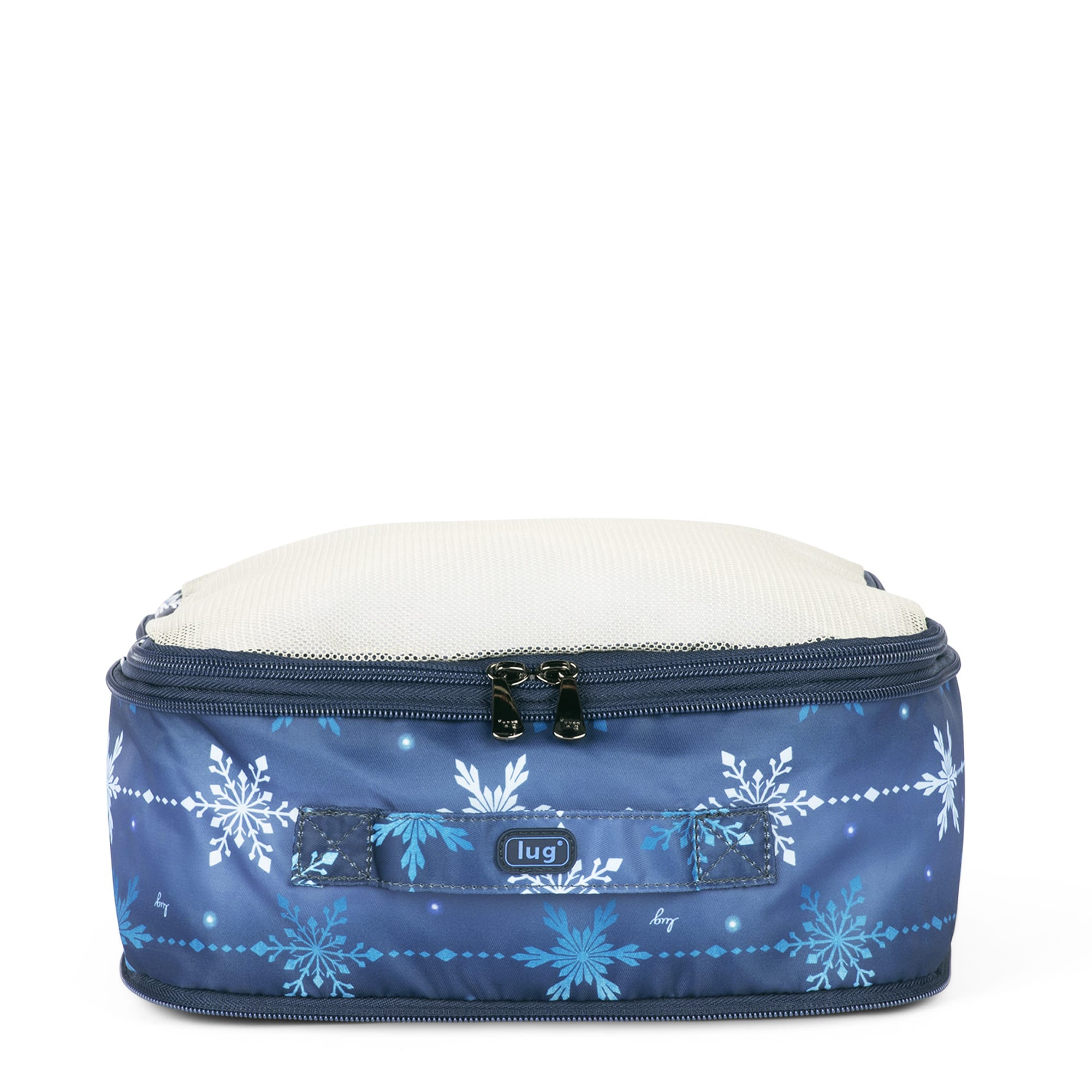 Cargo 1pc Compression Packing Cube - SNOWFLAKE NAVY - Cargo1pc_Snowflake_Navy_01
