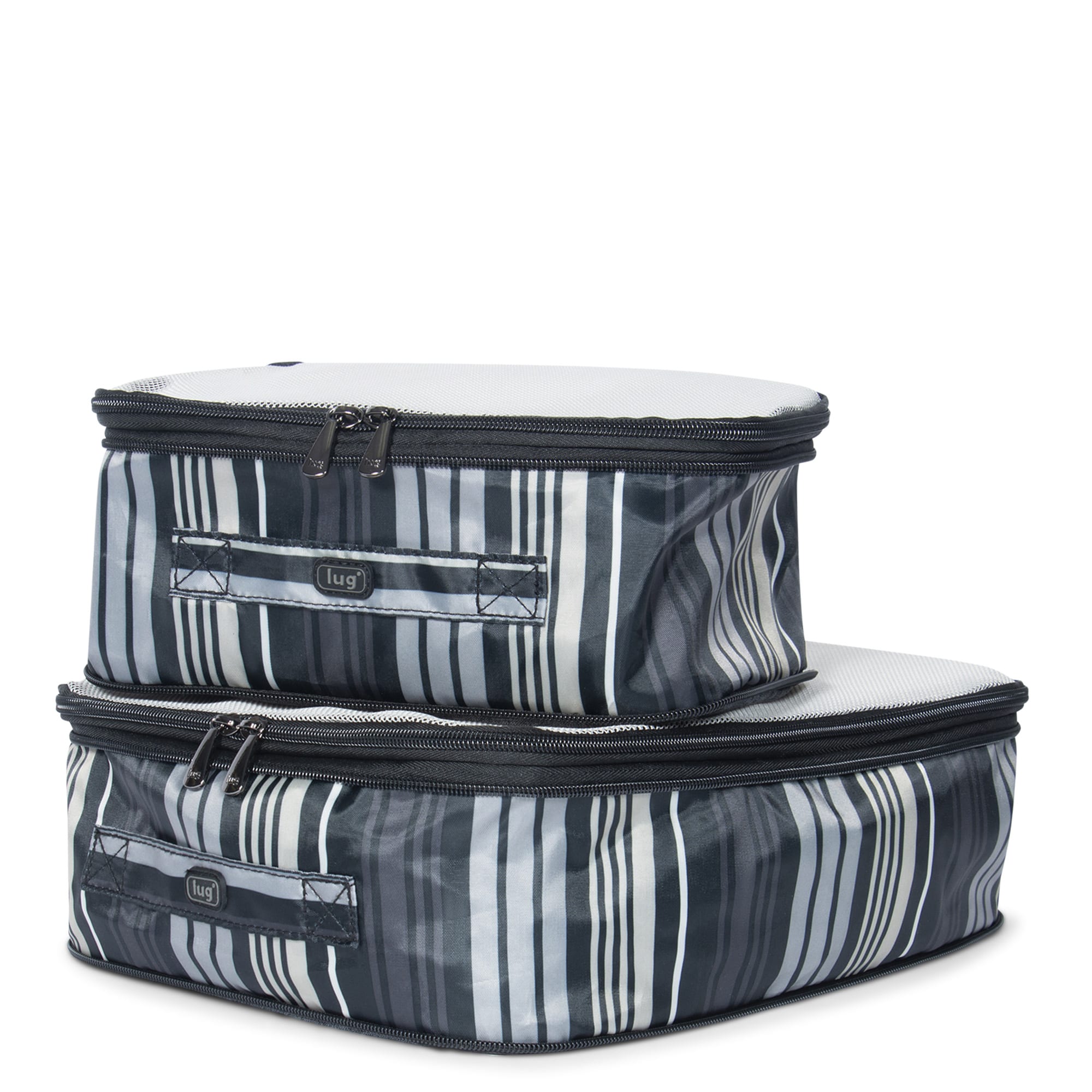 Cargo 2pc Compression Packing Cubes - HEATHER GREY - Cargo2PC_HRGrey_01