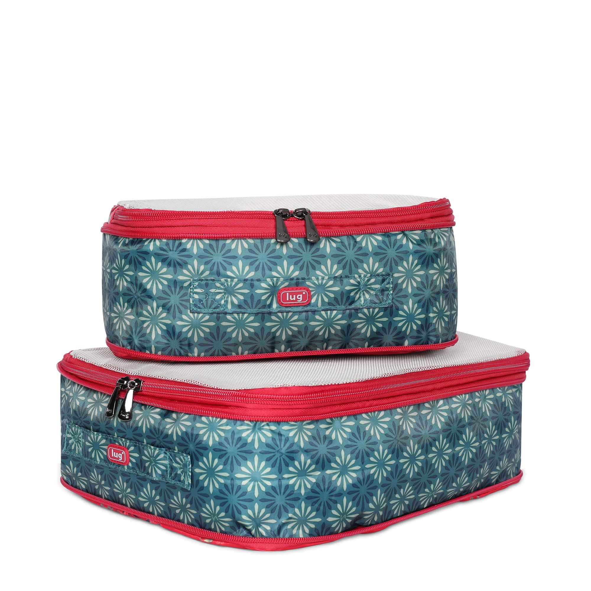 Cargo 2pc Compression Packing Cubes - BOUQUET RED - Cargo2pc_BouquetRed_02