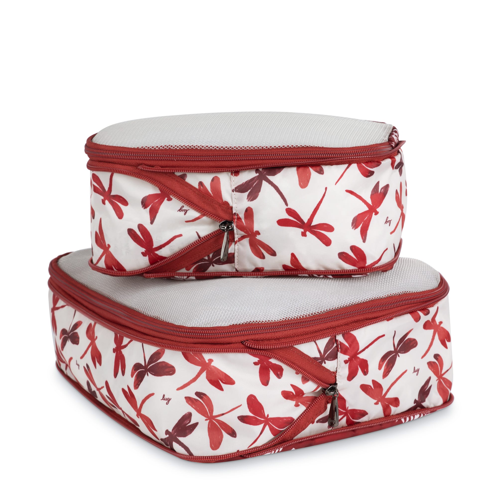 Cargo 2pc Compression Packing Cubes - FLOURISH RED - Cargo2pc_FlourishRed_02