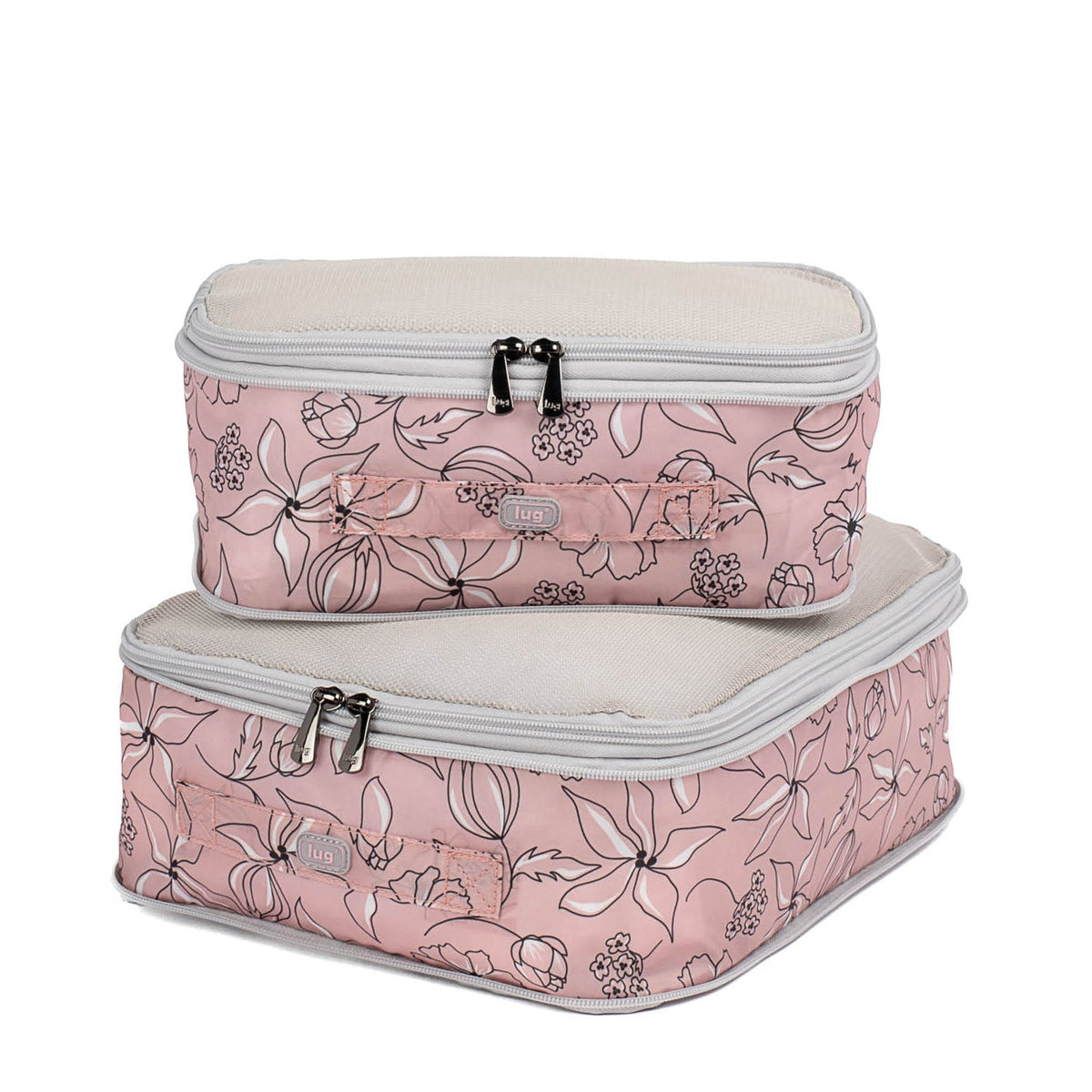 Cargo 2pc Compression Packing Cubes - METALLIC SILVER - Cargo2pc_MetallicSilver_01_d0b1db8a-b011-471a-ad63-d5c03896cff5
