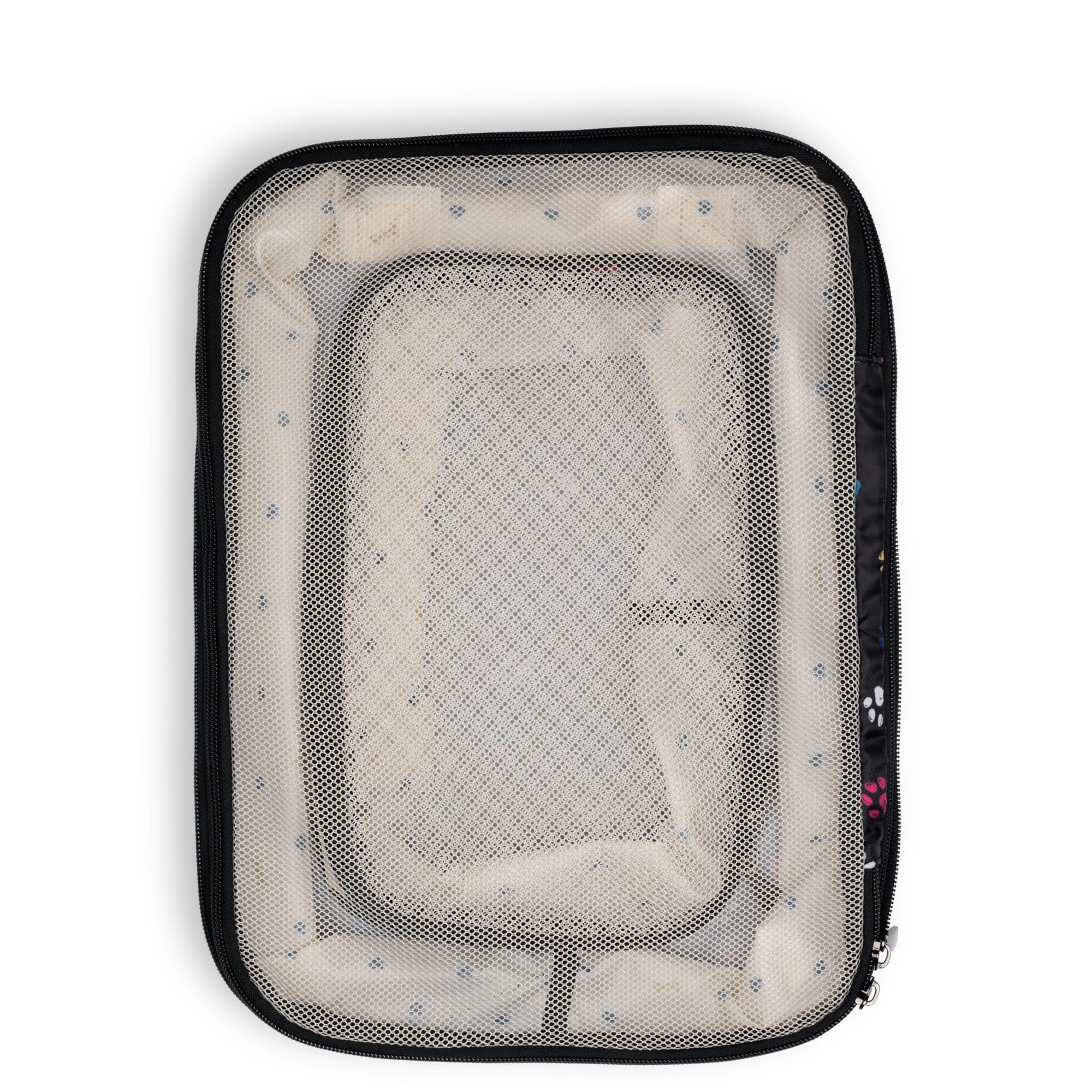 Cargo 2pc Compression Packing Cubes - PAWS BLACK - Cargo2pc_PawsBlack_04
