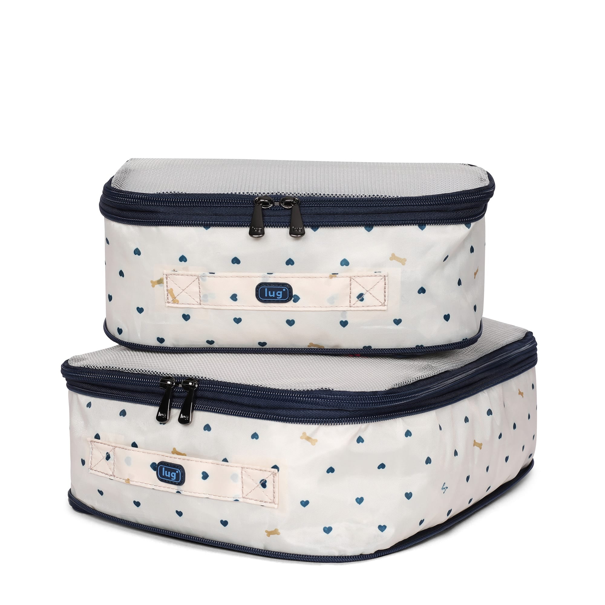 Cargo 2pc Compression Packing Cubes - PAWS NAVY - Cargo2pc_Paws_Navy_02