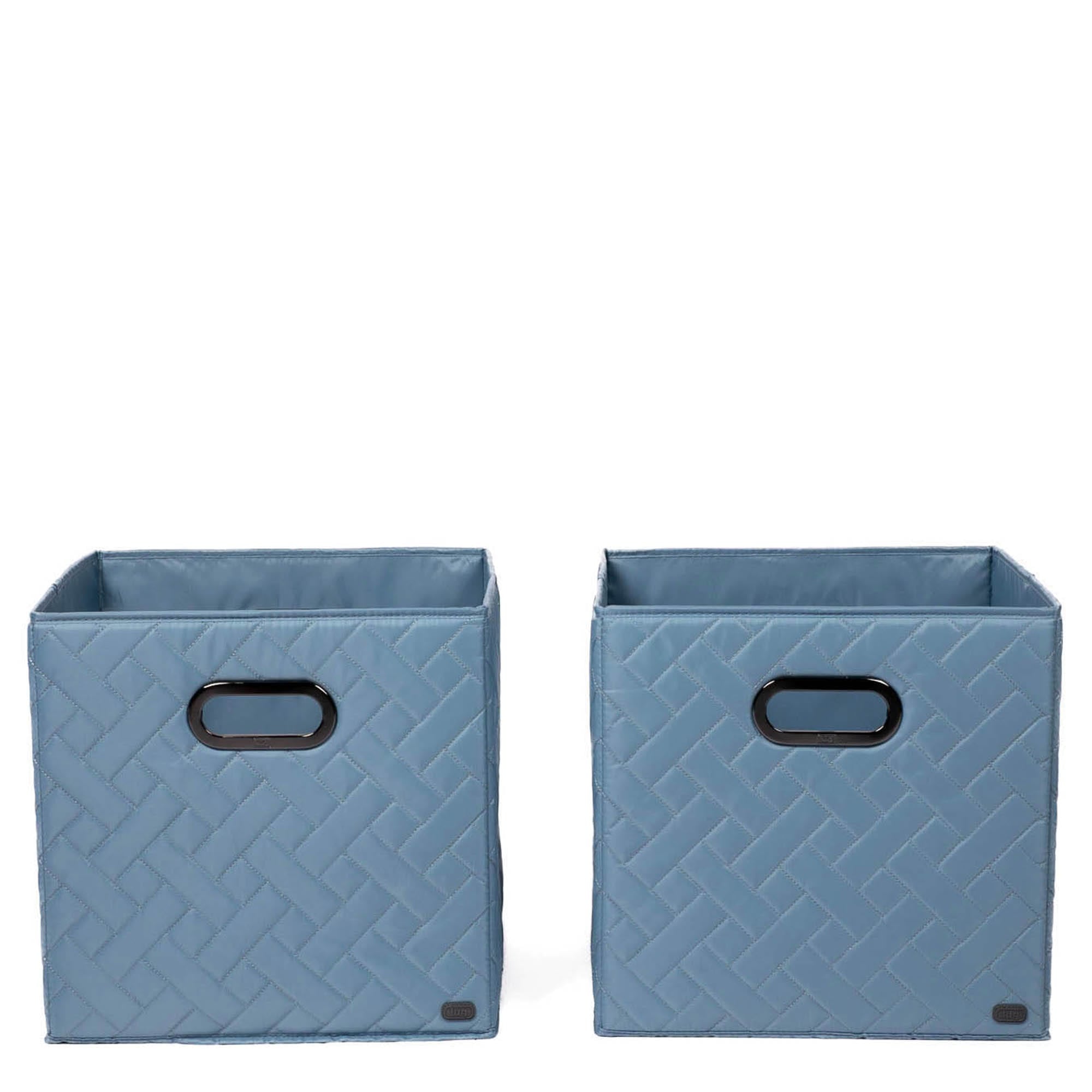 Cargo 2pc Collapsible Cube Bins - BLUE MOON ICEPOP - Cargo2pkCollapsibleStorageCube_BluemoonIcepop_01