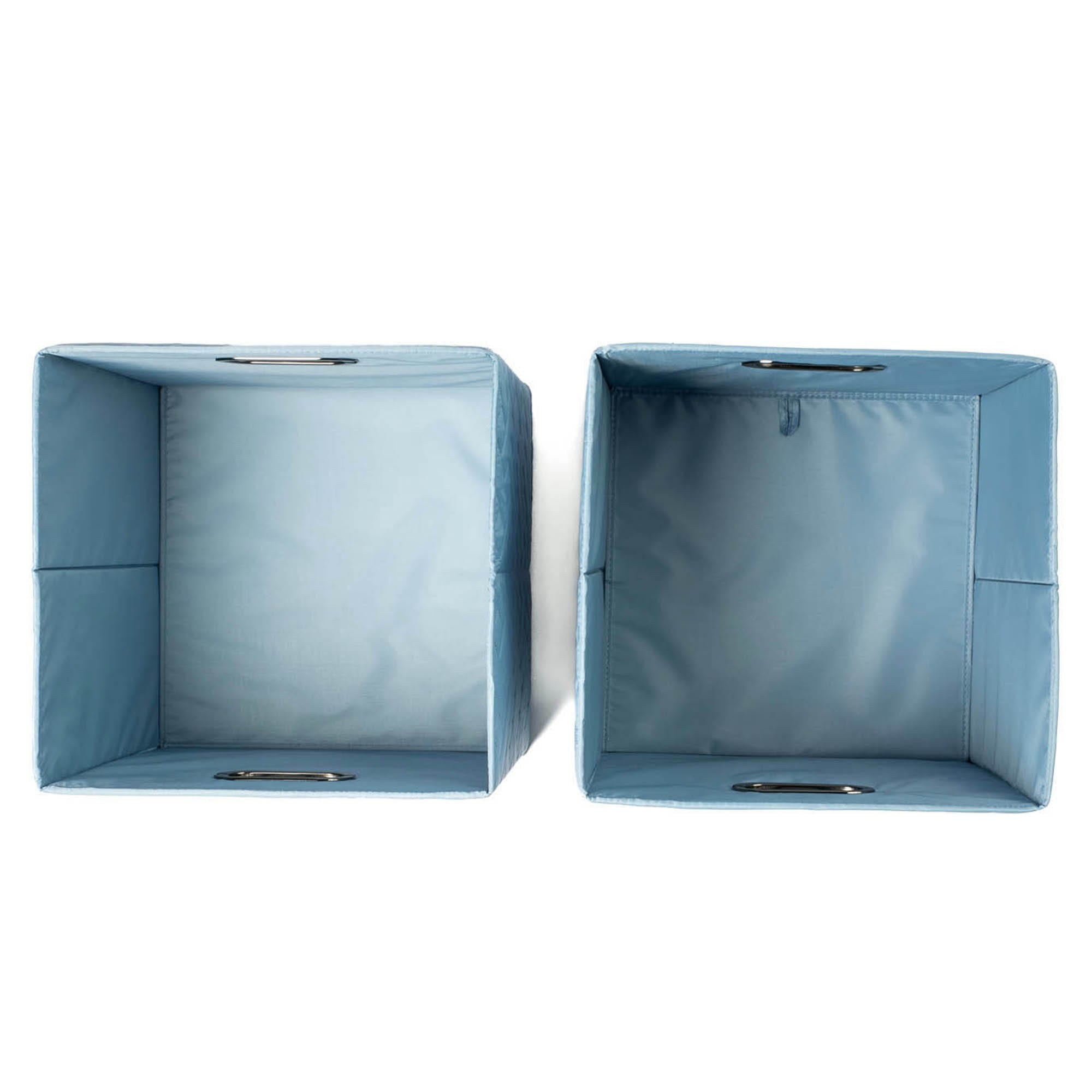 Cargo 2pc Collapsible Cube Bins - BLUE MOON ICEPOP - Cargo2pkCollapsibleStorageCube_BluemoonIcepop_05
